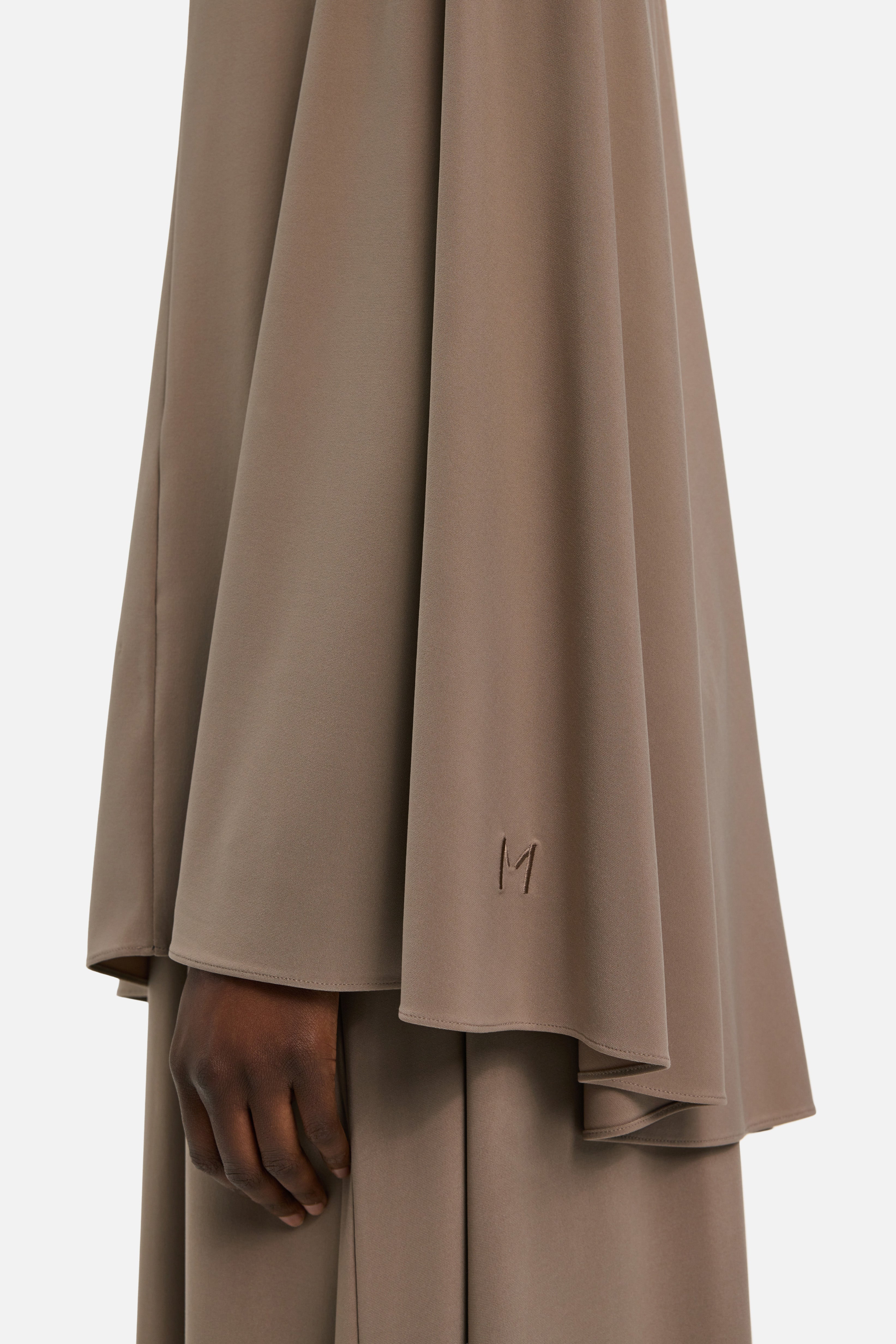 Premium Jersey Khimaar | Milky Cacao