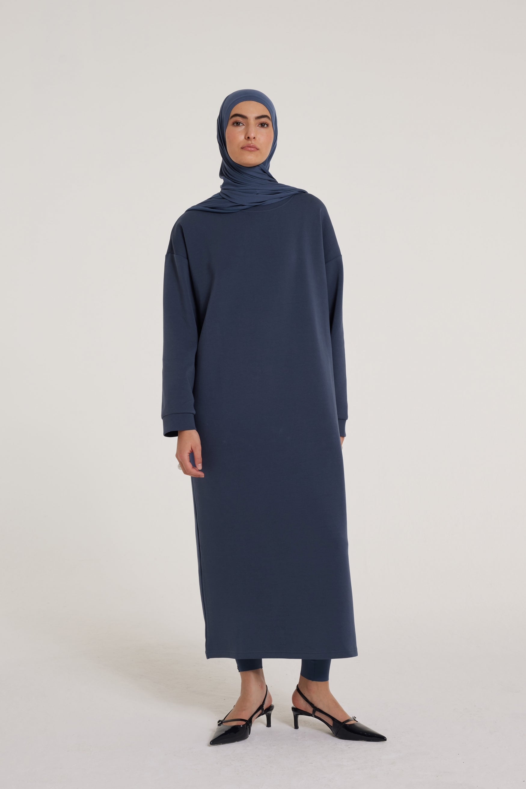 Comfy Sweater Dress | Navy