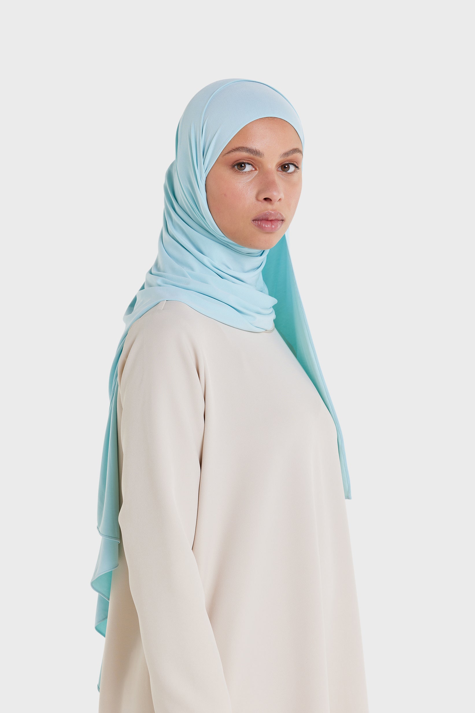 Breathable Jersey Scarf | Clear Sky
