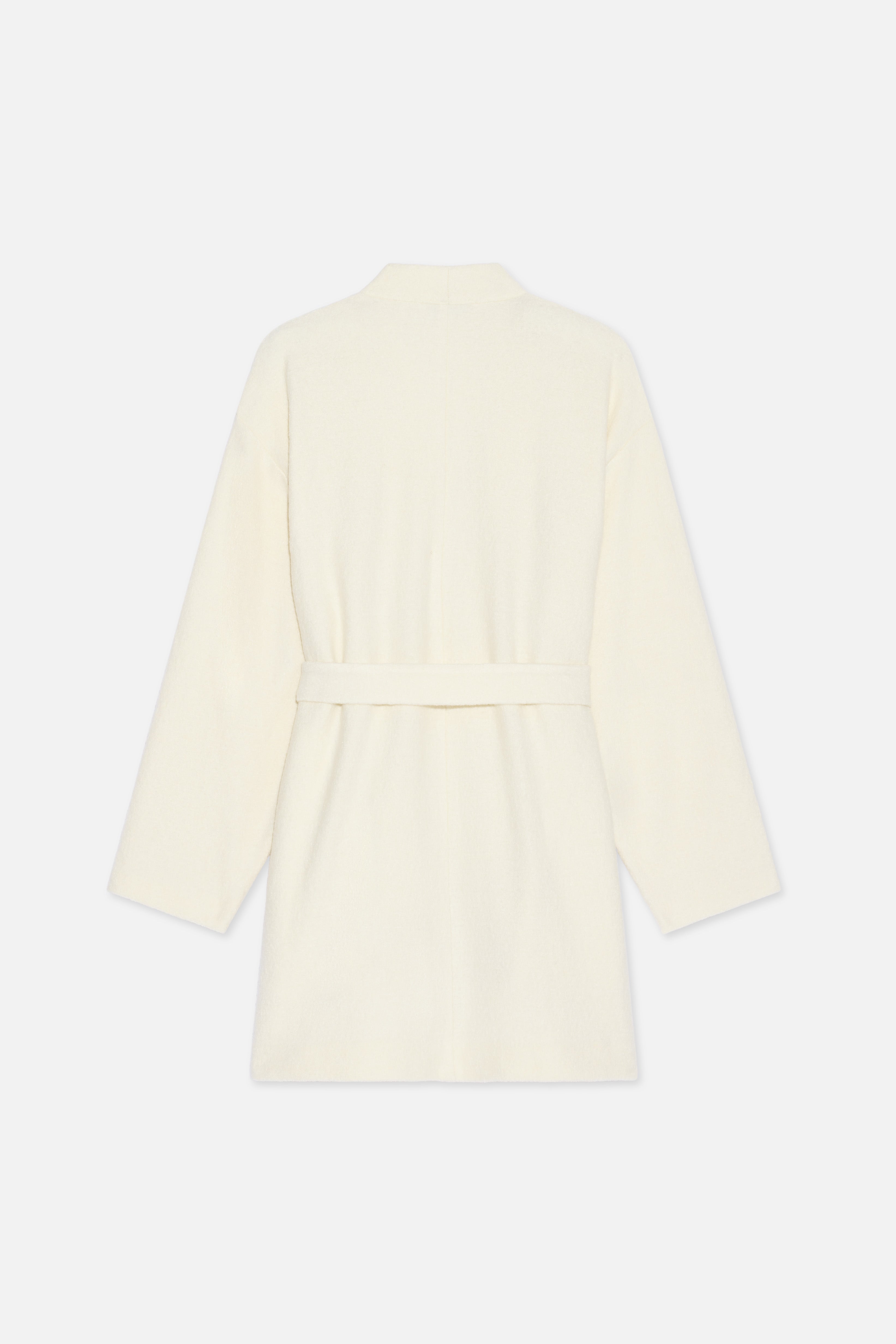 Boucle Jersey Jacket | Cloud White