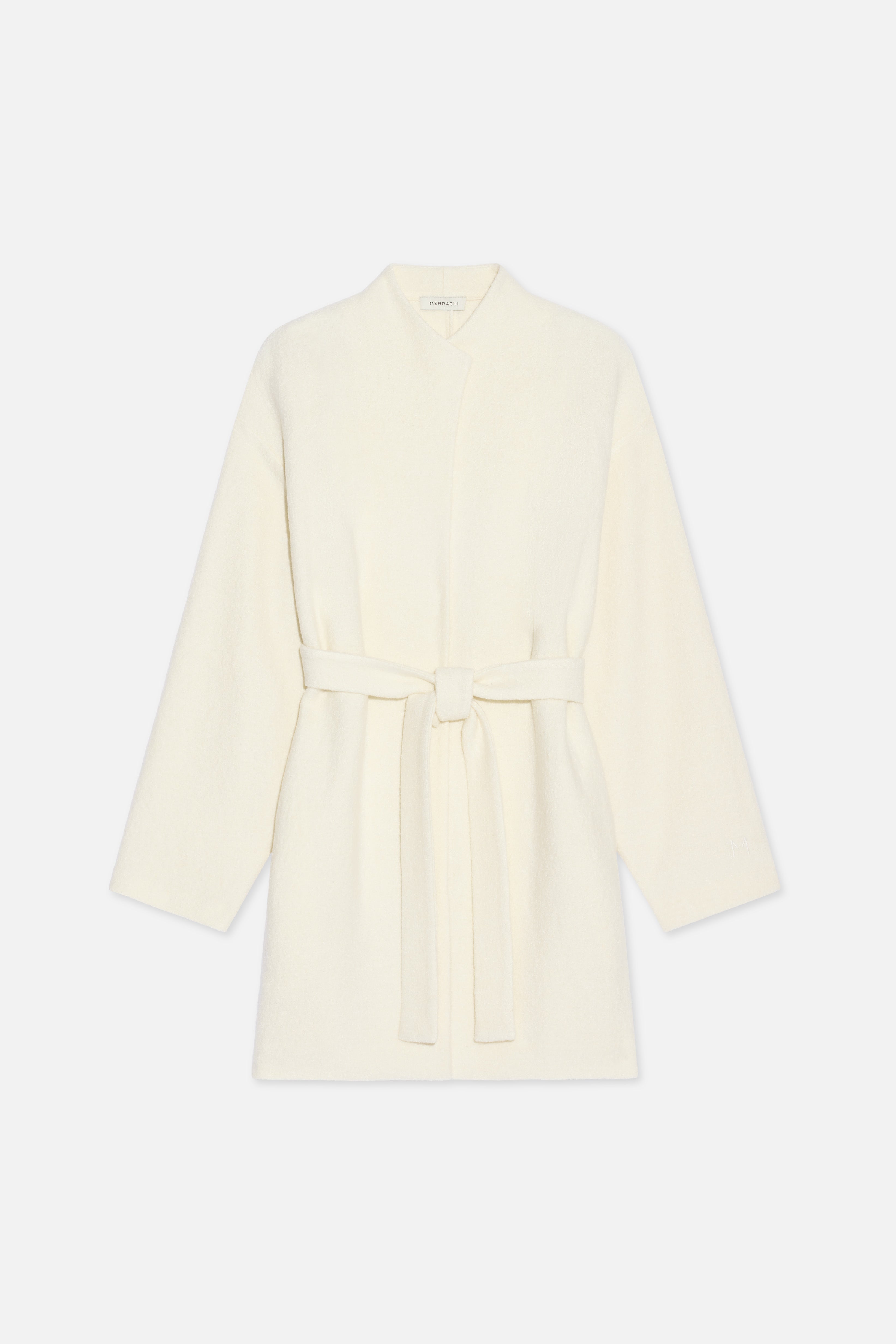 Boucle Jersey Jacket | Cloud White