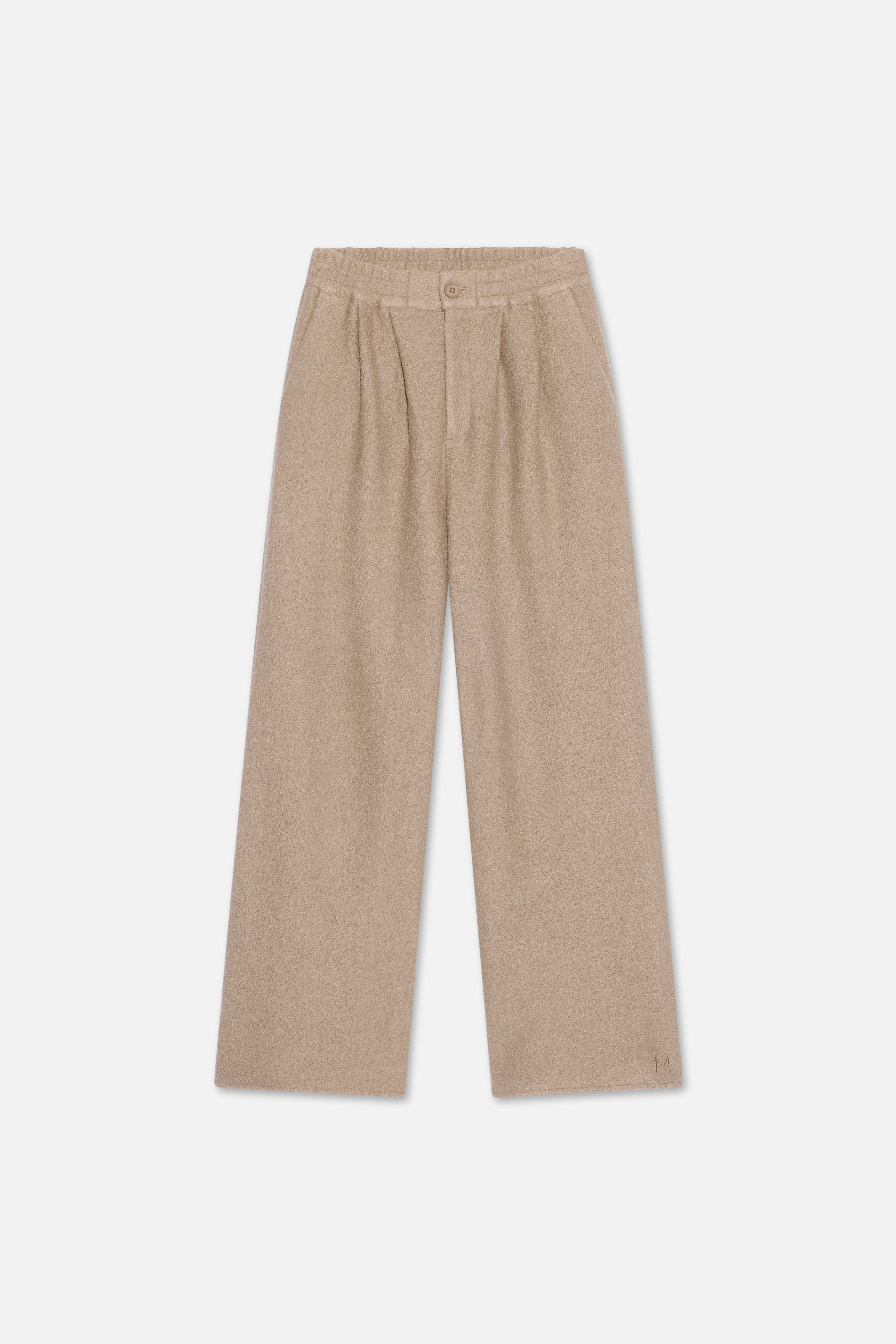 Boucle Jersey Pants | Khaki