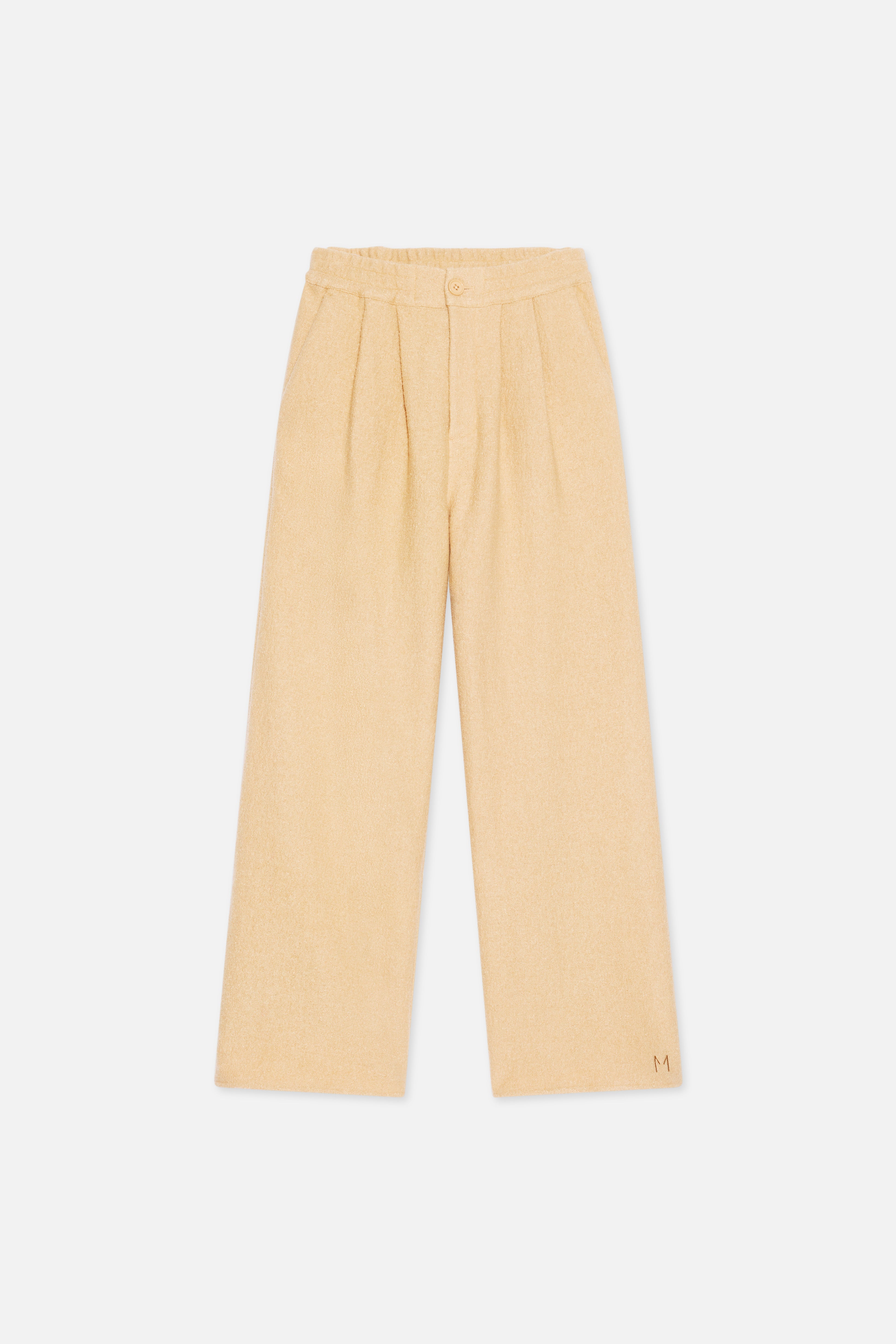 Boucle Jersey Pants | White Honey