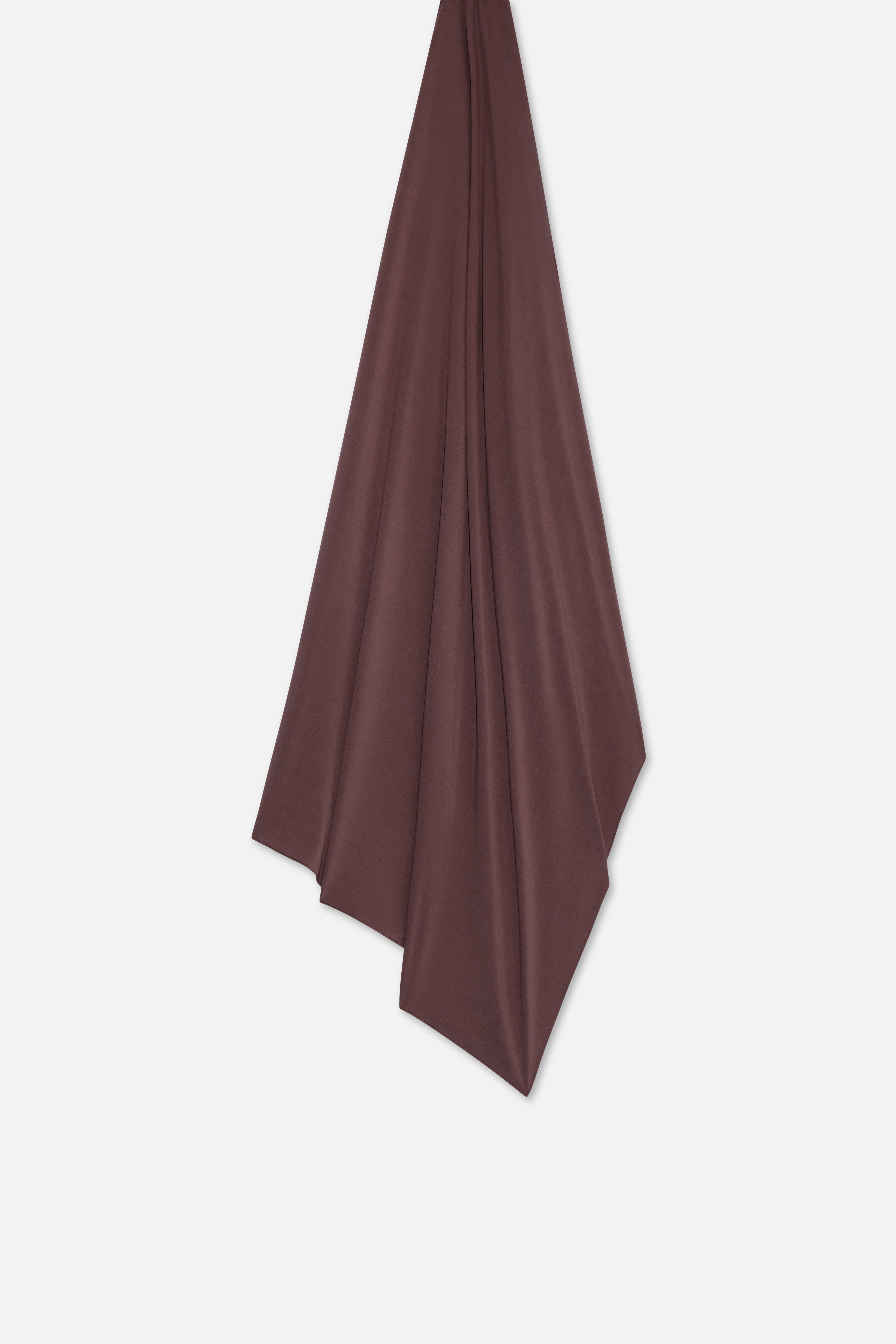 Breathable Jersey Scarf | Dark Brown