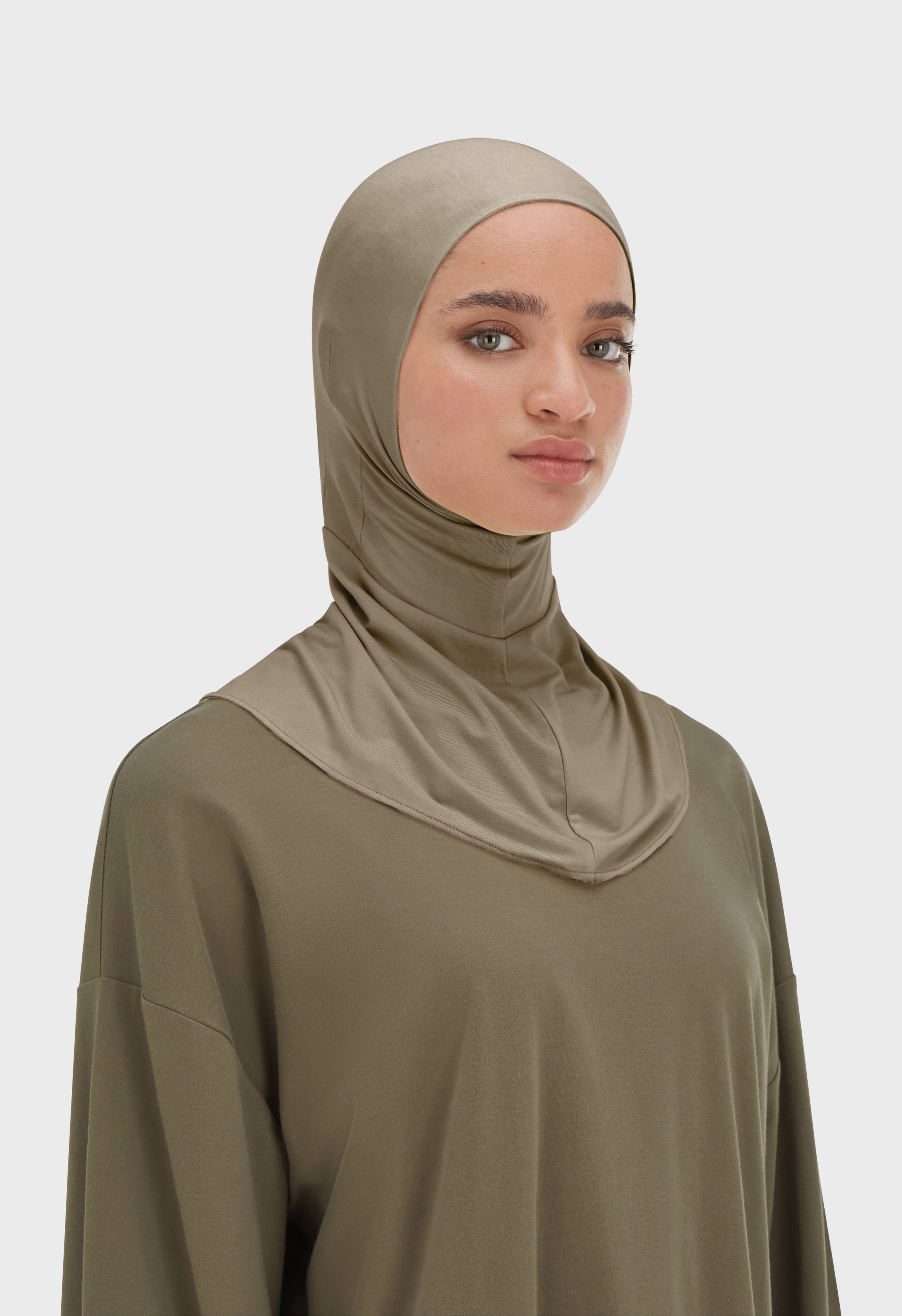 Bamboo Full Cover Underscarf | Taupe