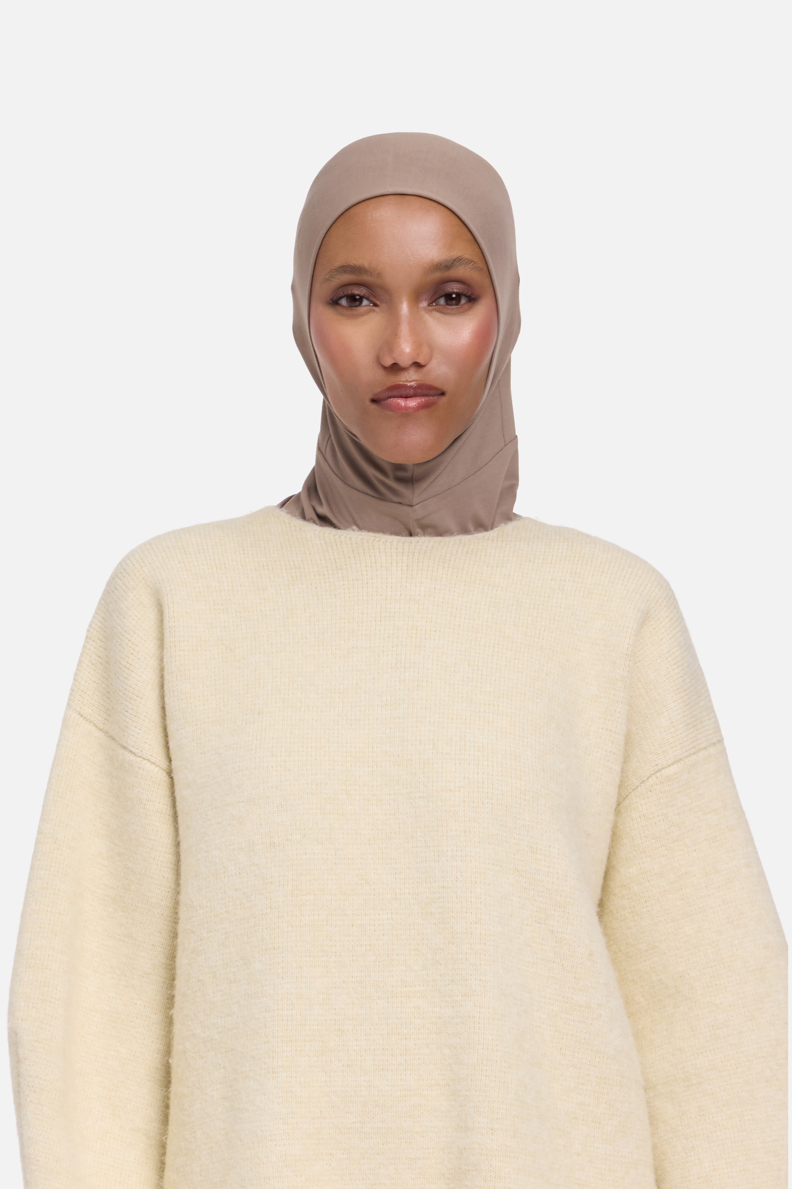 Bamboo Hijab Top | Khaki