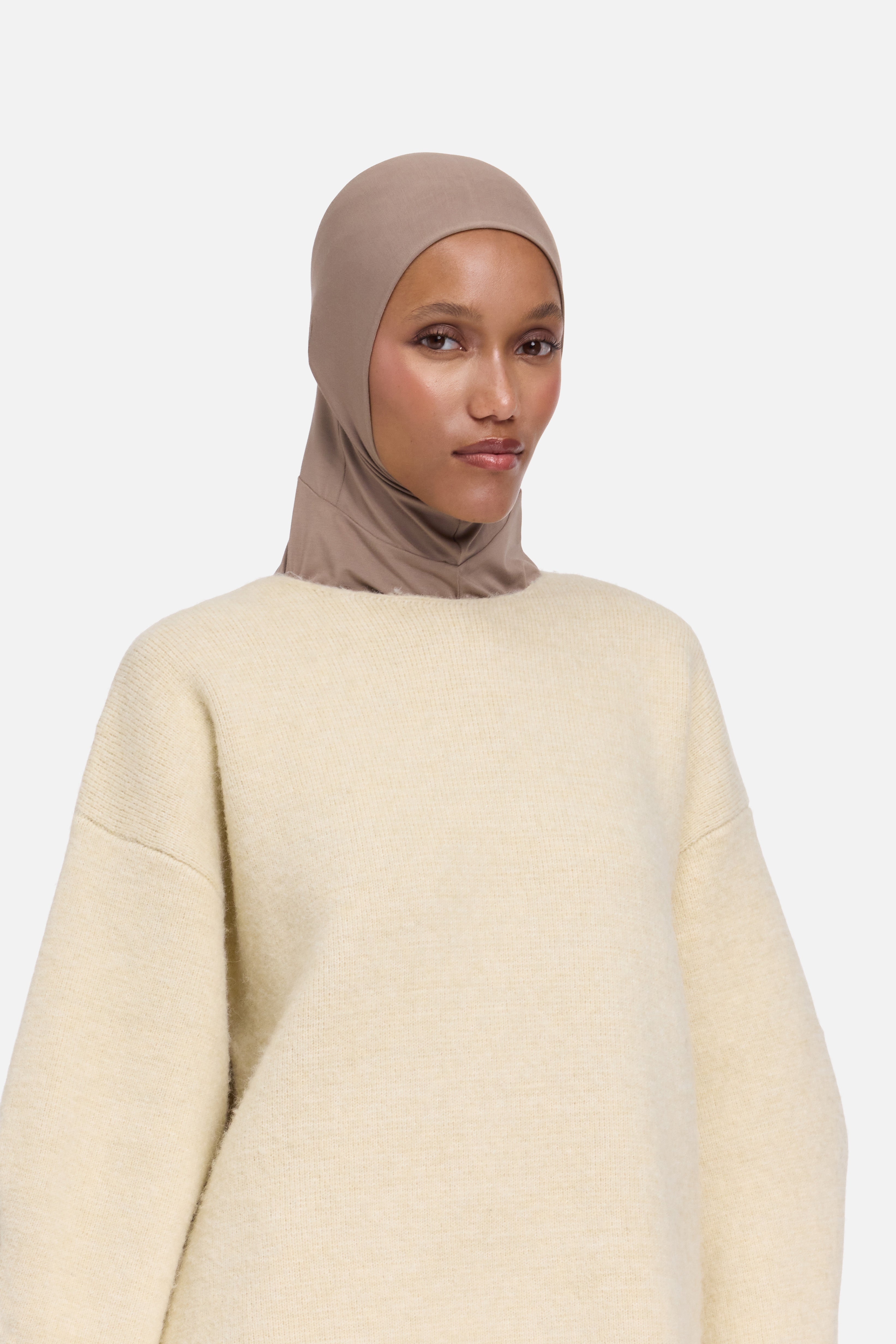 Bamboo Hijab Top | Khaki