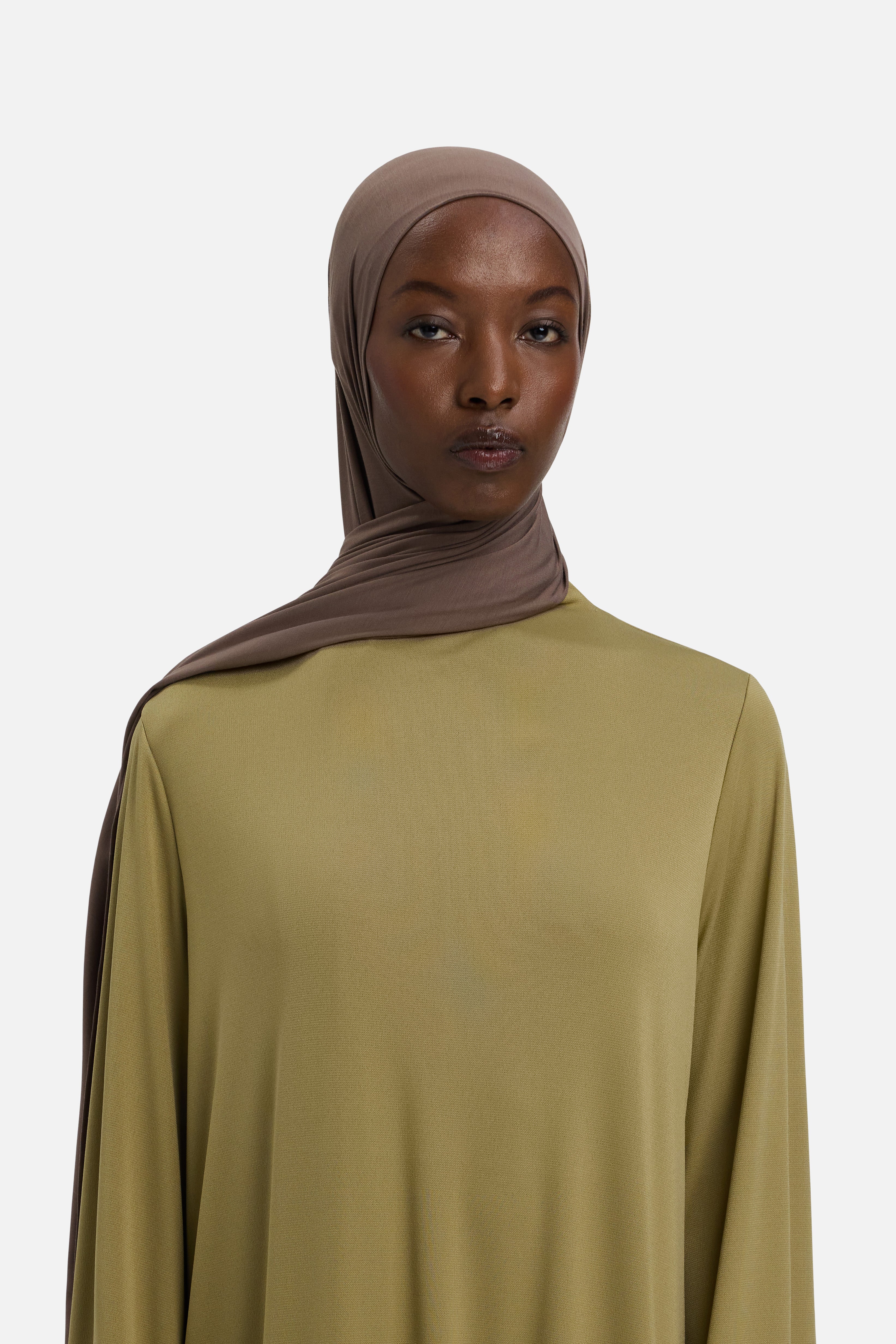 Bamboo Jersey Scarf | Ash Brown