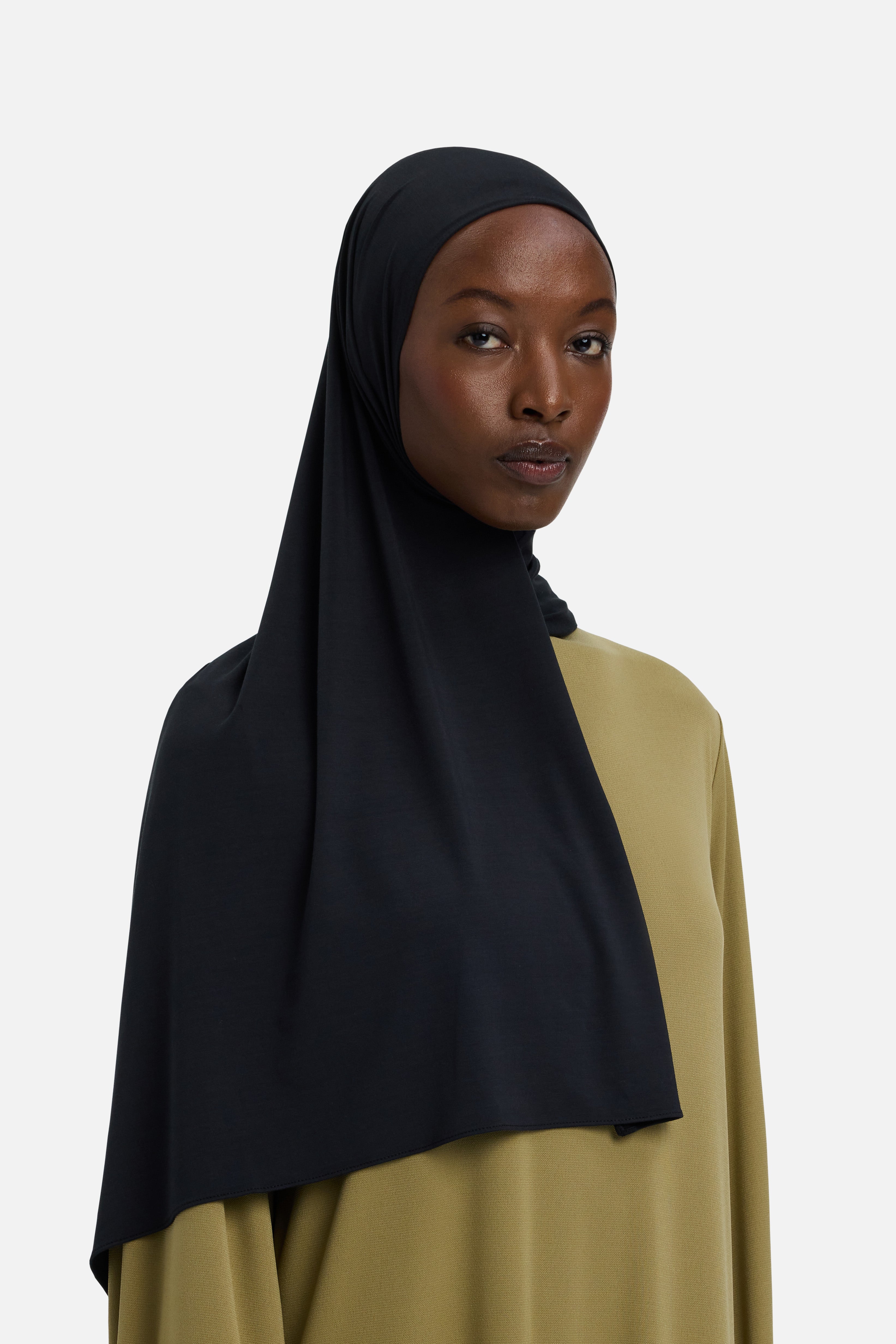 Bamboo Jersey Scarf | Black