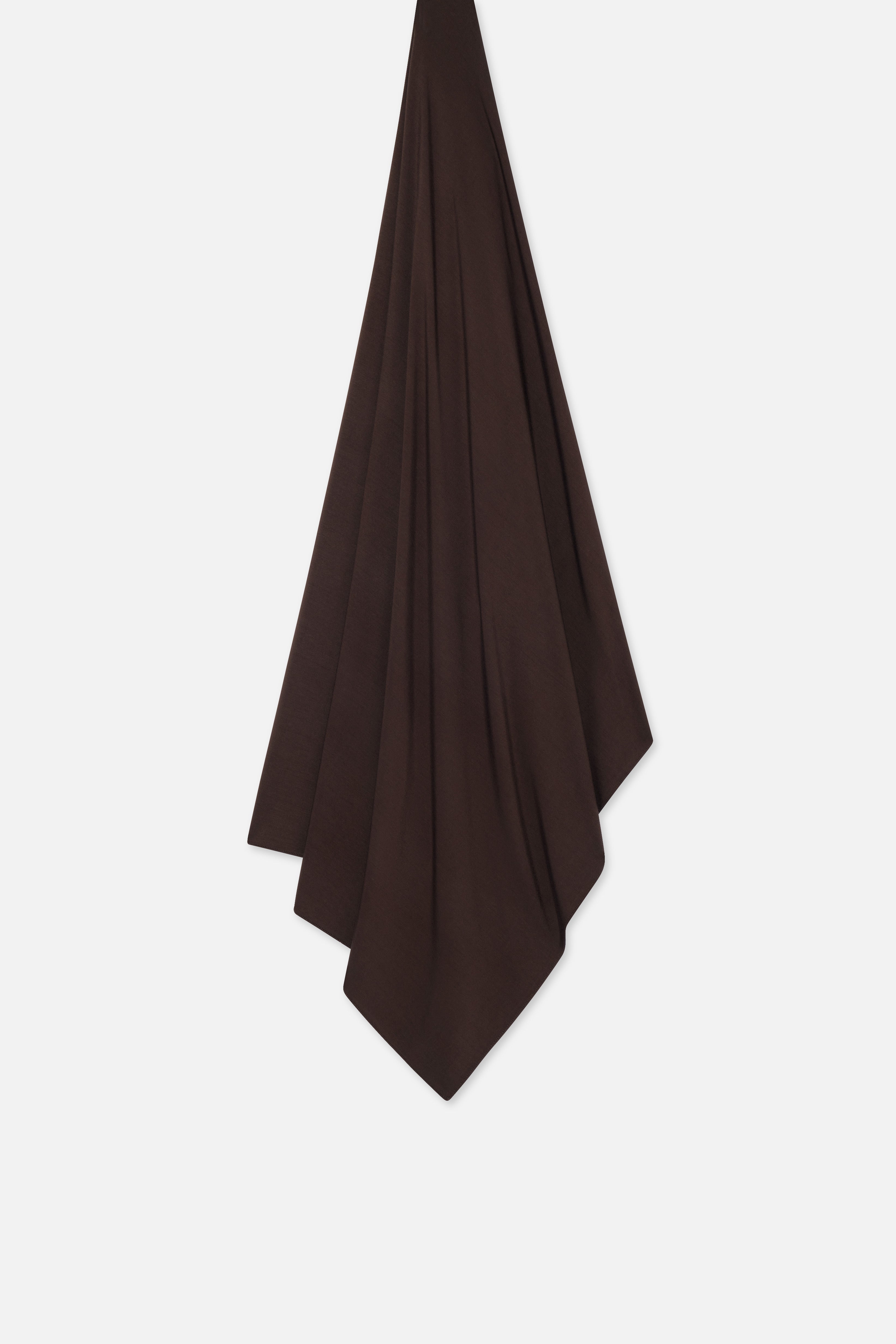 Bamboo Jersey Scarf | Dark Brown
