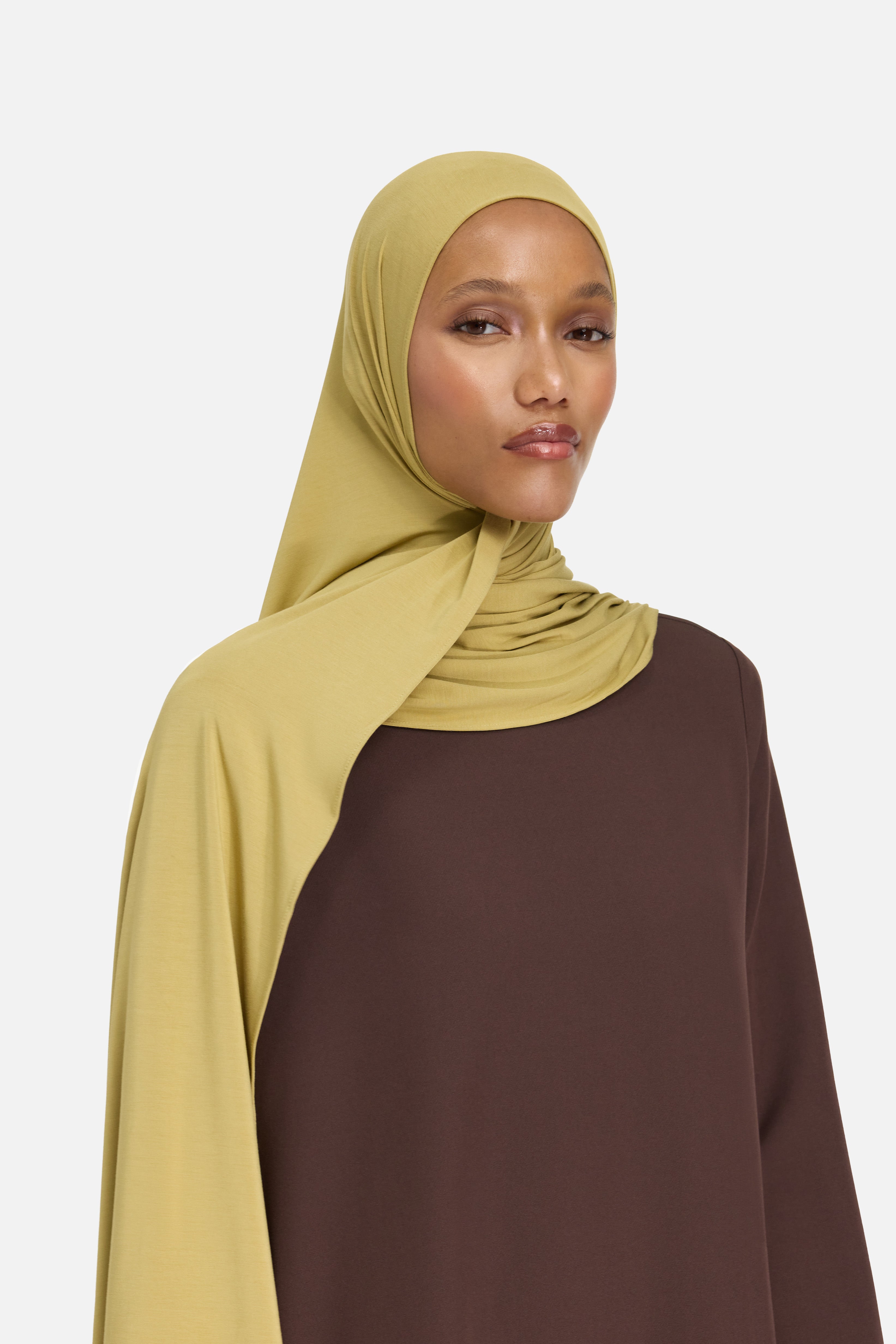 Bamboo Jersey Scarf | Dark Pistachio