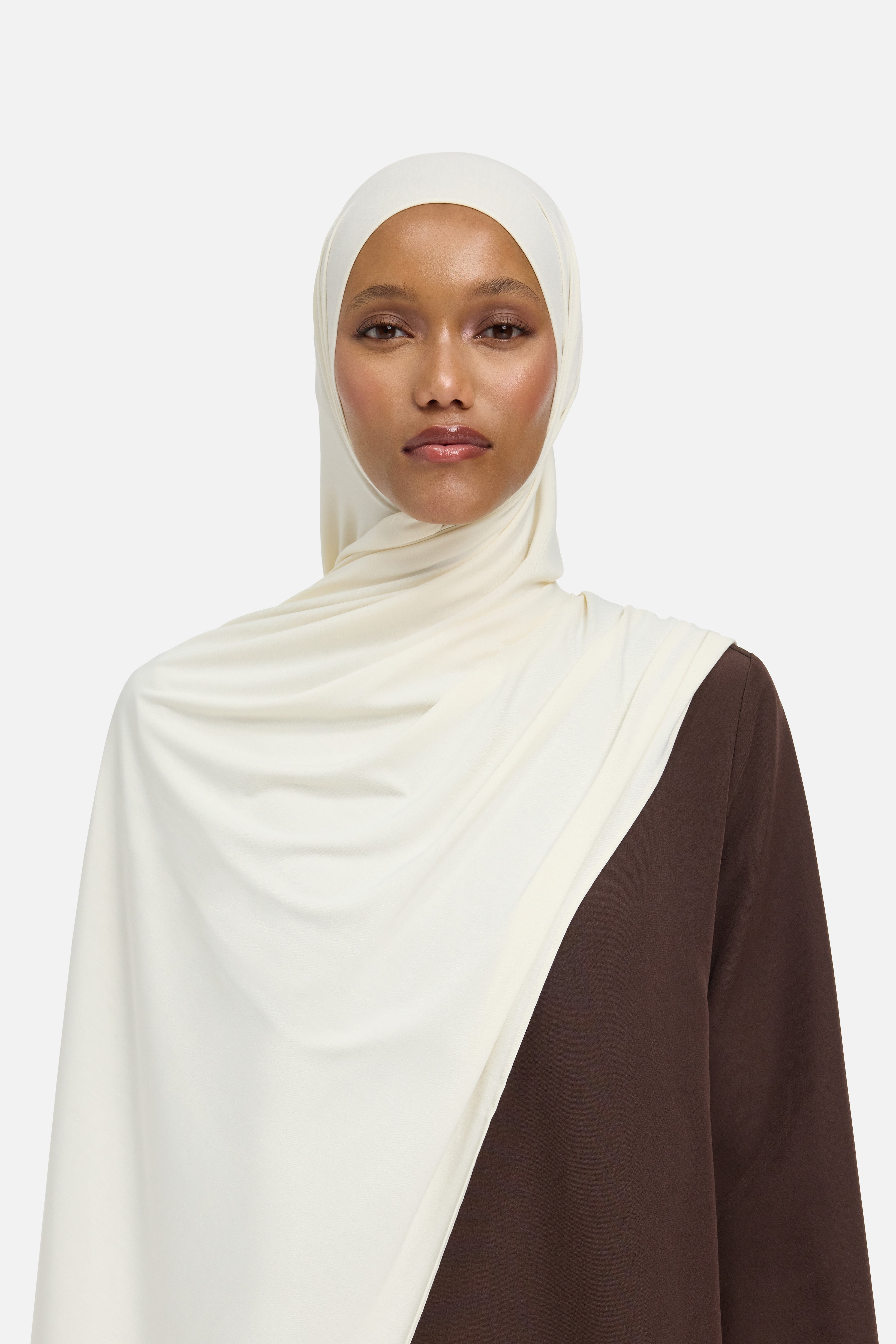 Bamboo Jersey Scarf | Porcelain