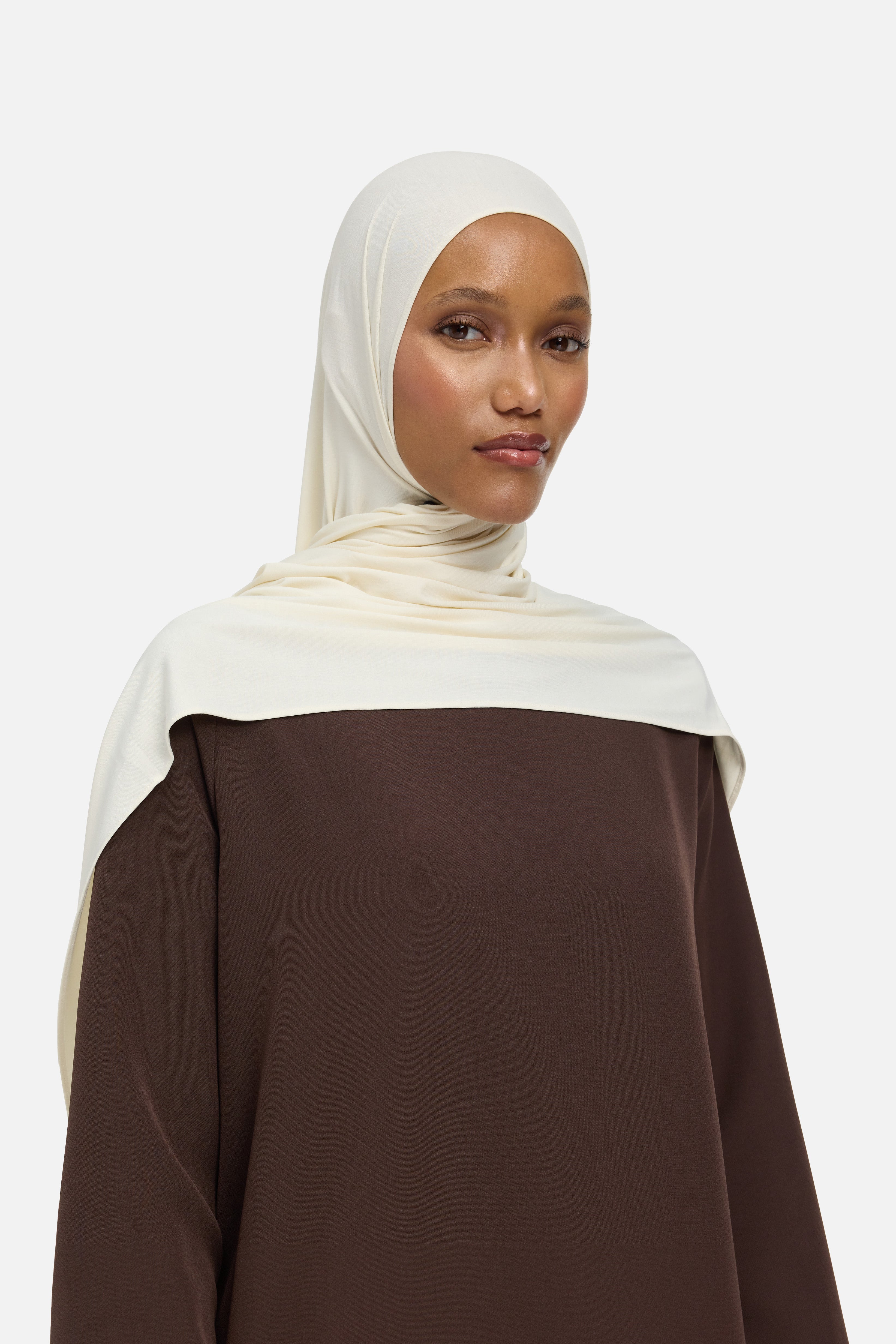 Bamboo Jersey Scarf | Porcelain