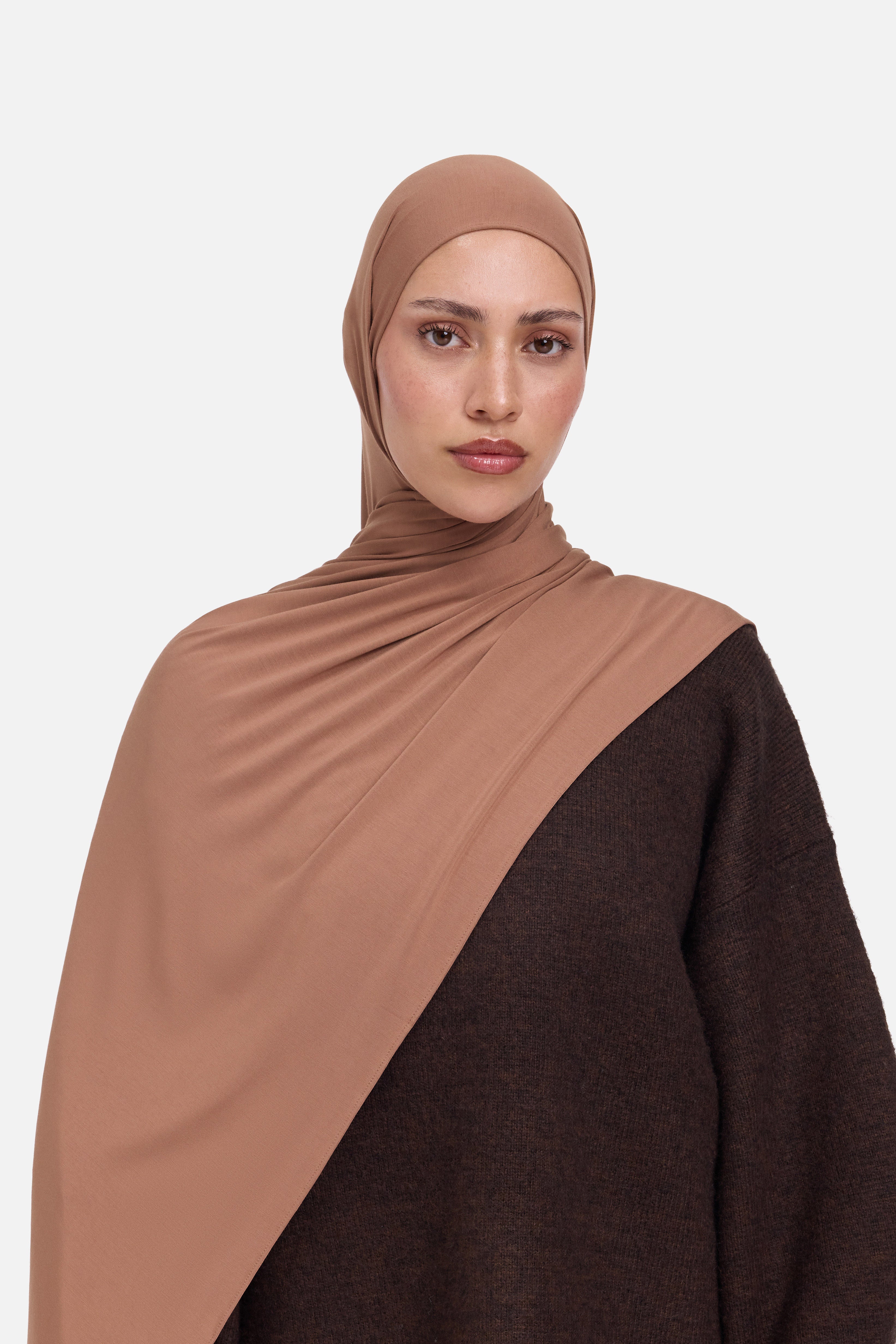 Bamboo Jersey Scarf | Red Copper