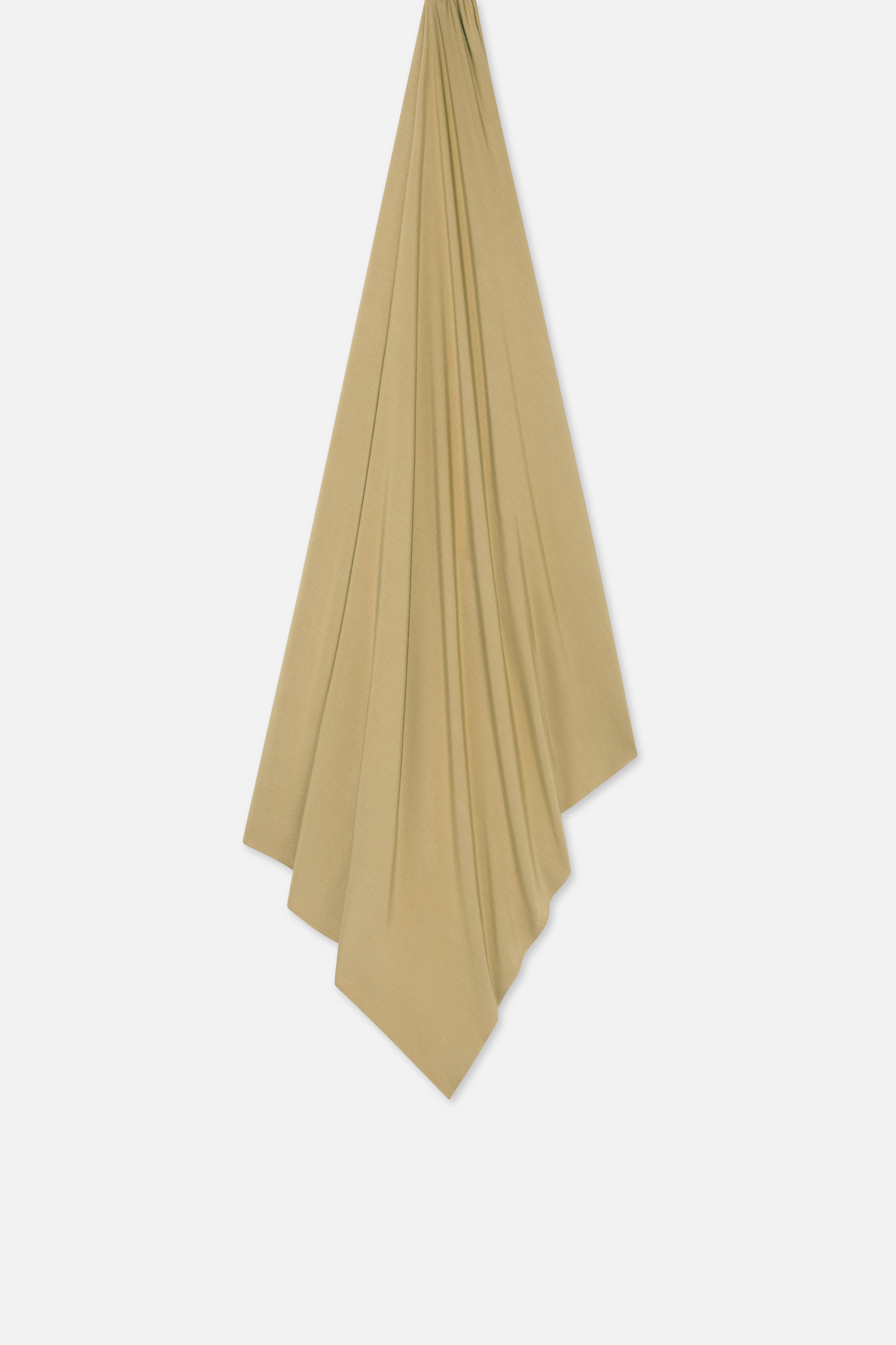 Flat lay light brown MERRACHI headscarf