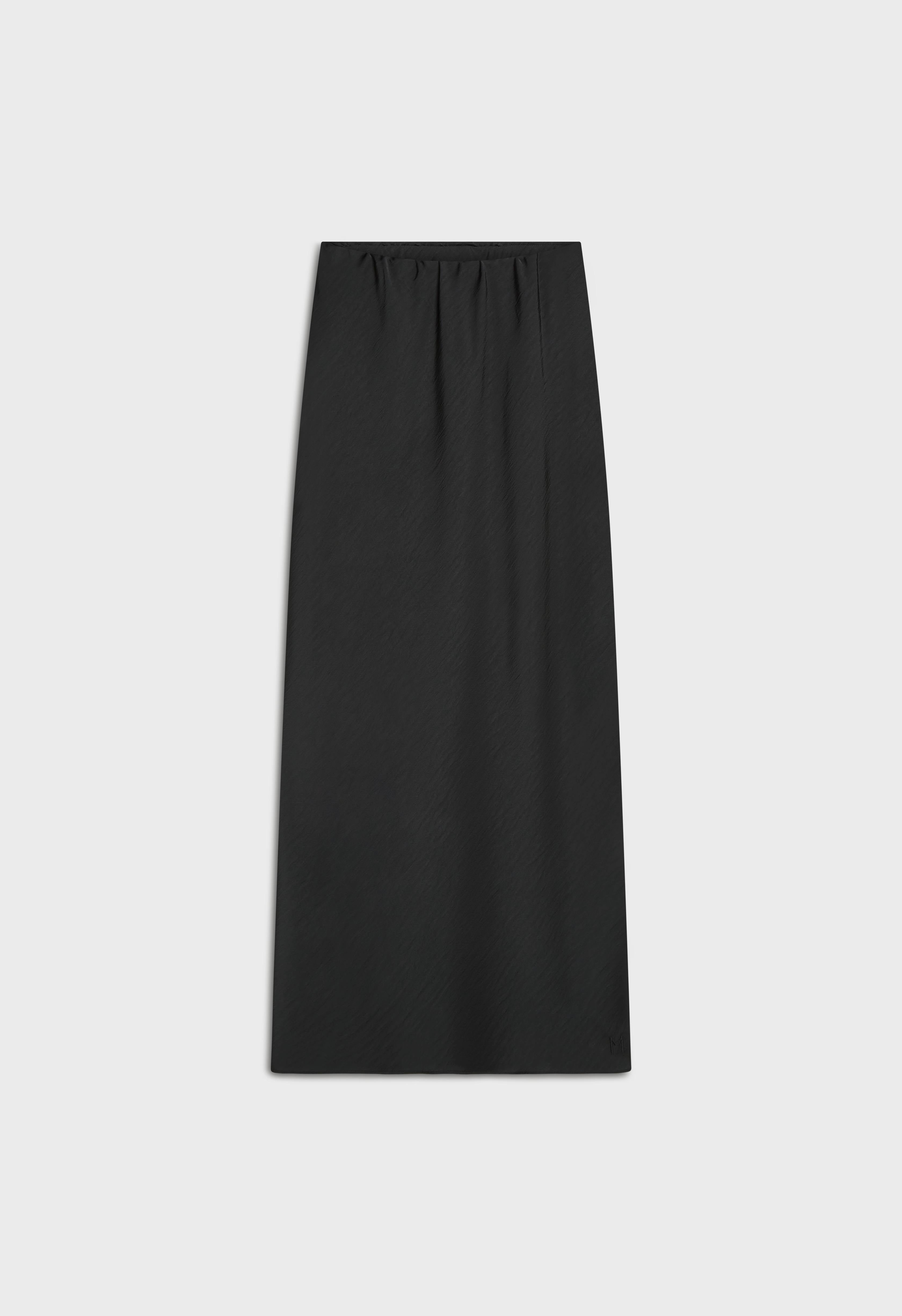 Bias Cut Skirt | Black