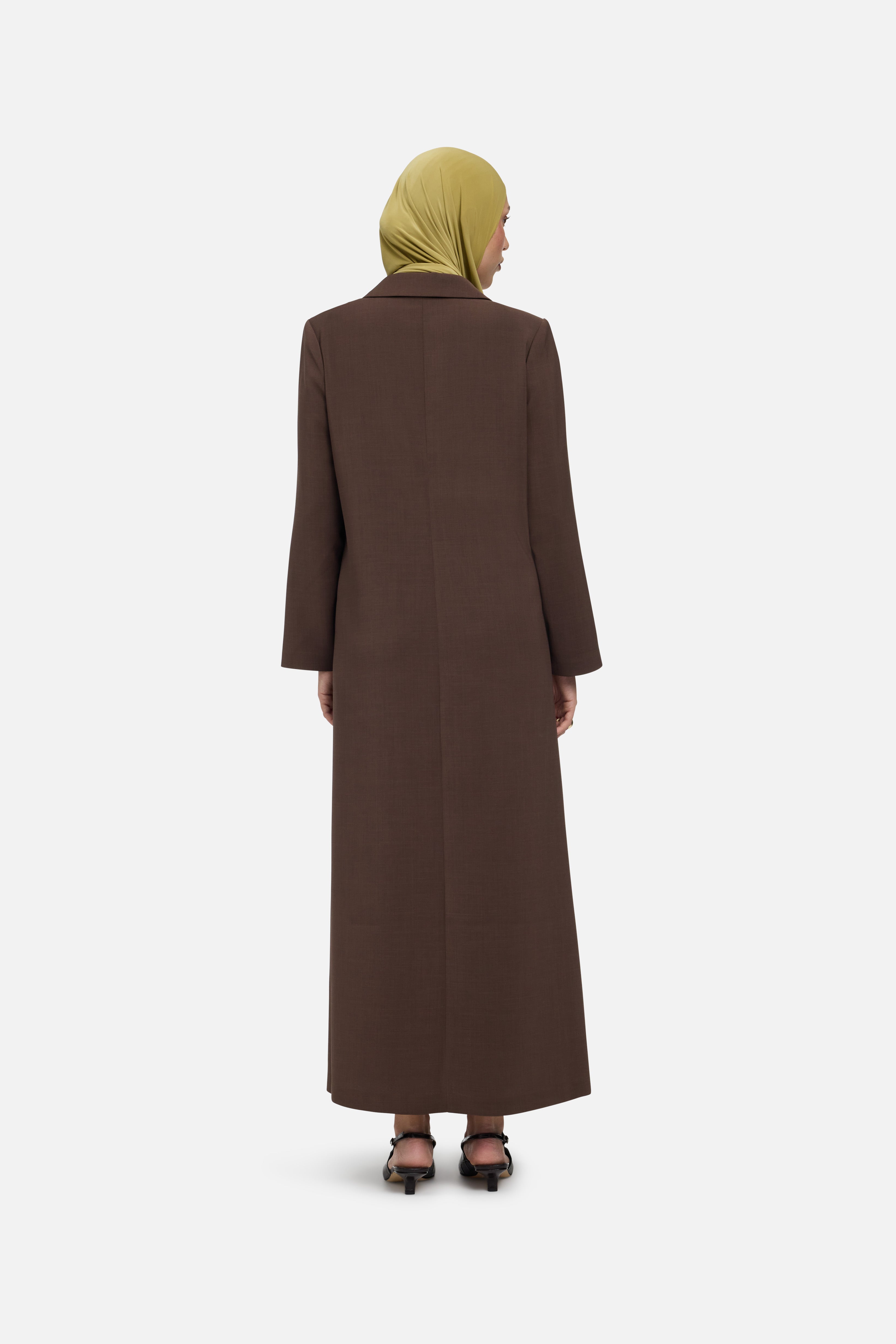 Blazer Dress | Dark Brown