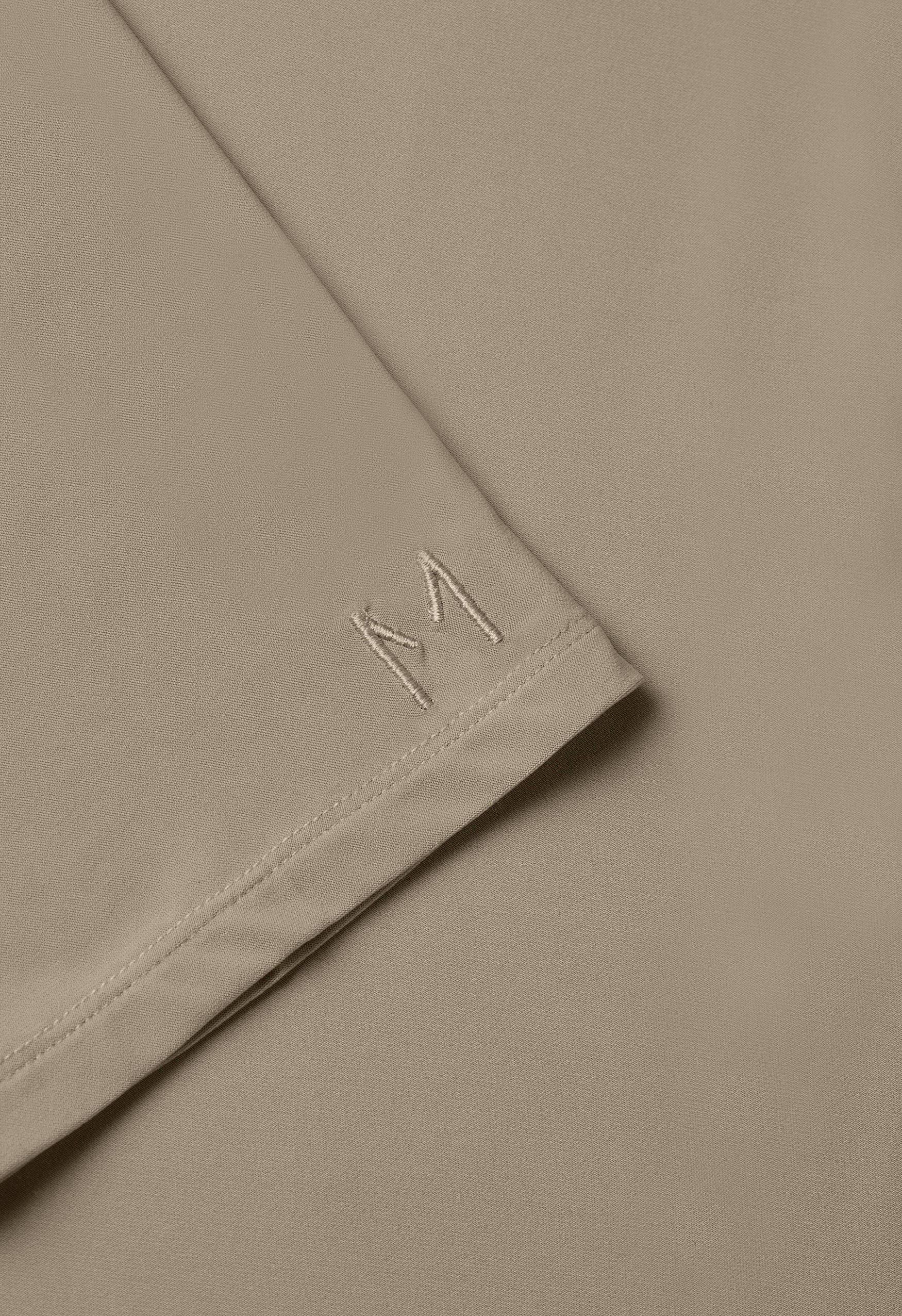 Boat Neck Dress | Light Khaki