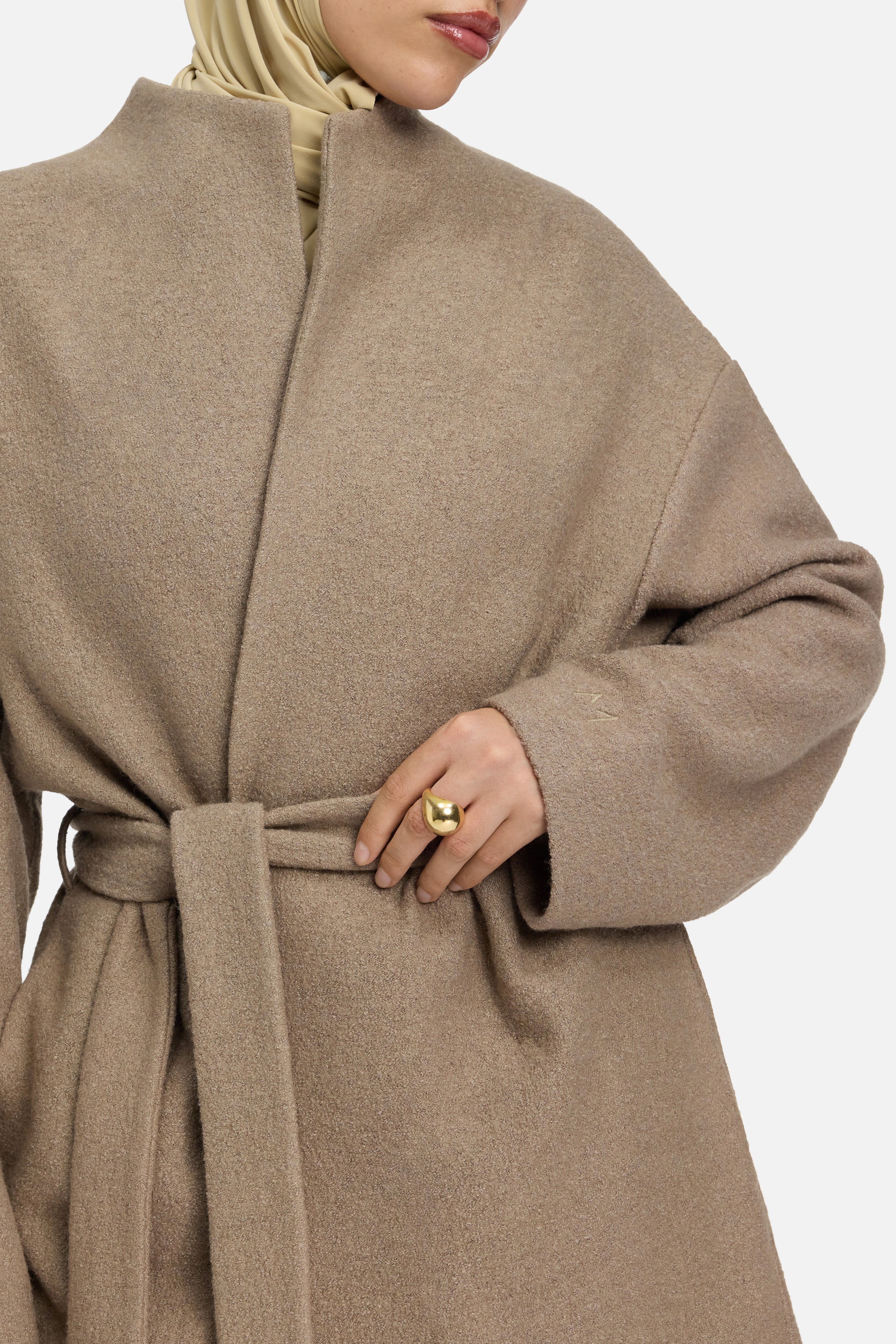 Boucle Jersey Jacket | Khaki