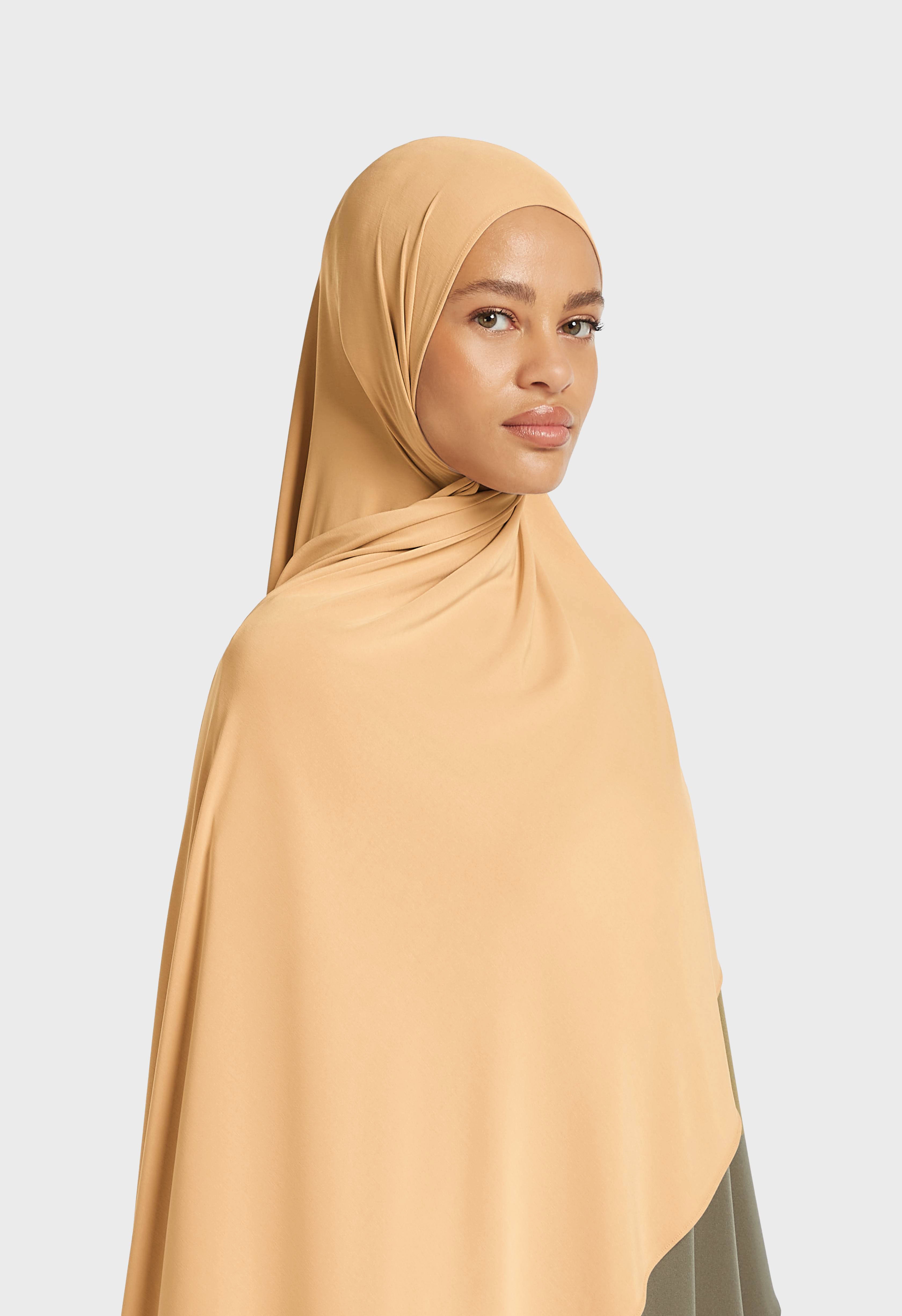 Breathable Jersey Scarf | Beige Rose