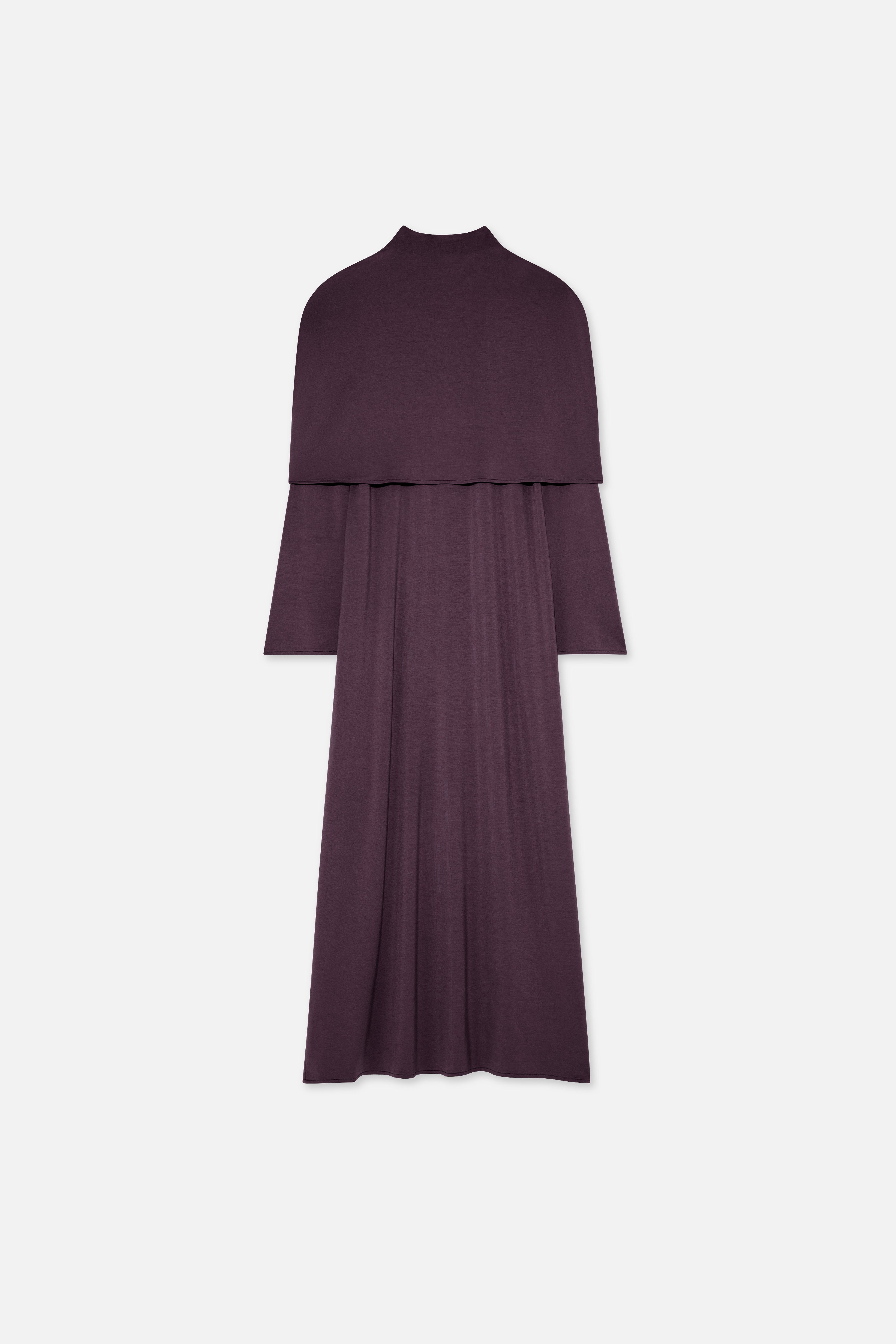 Capelet Dress | Vintage Purple