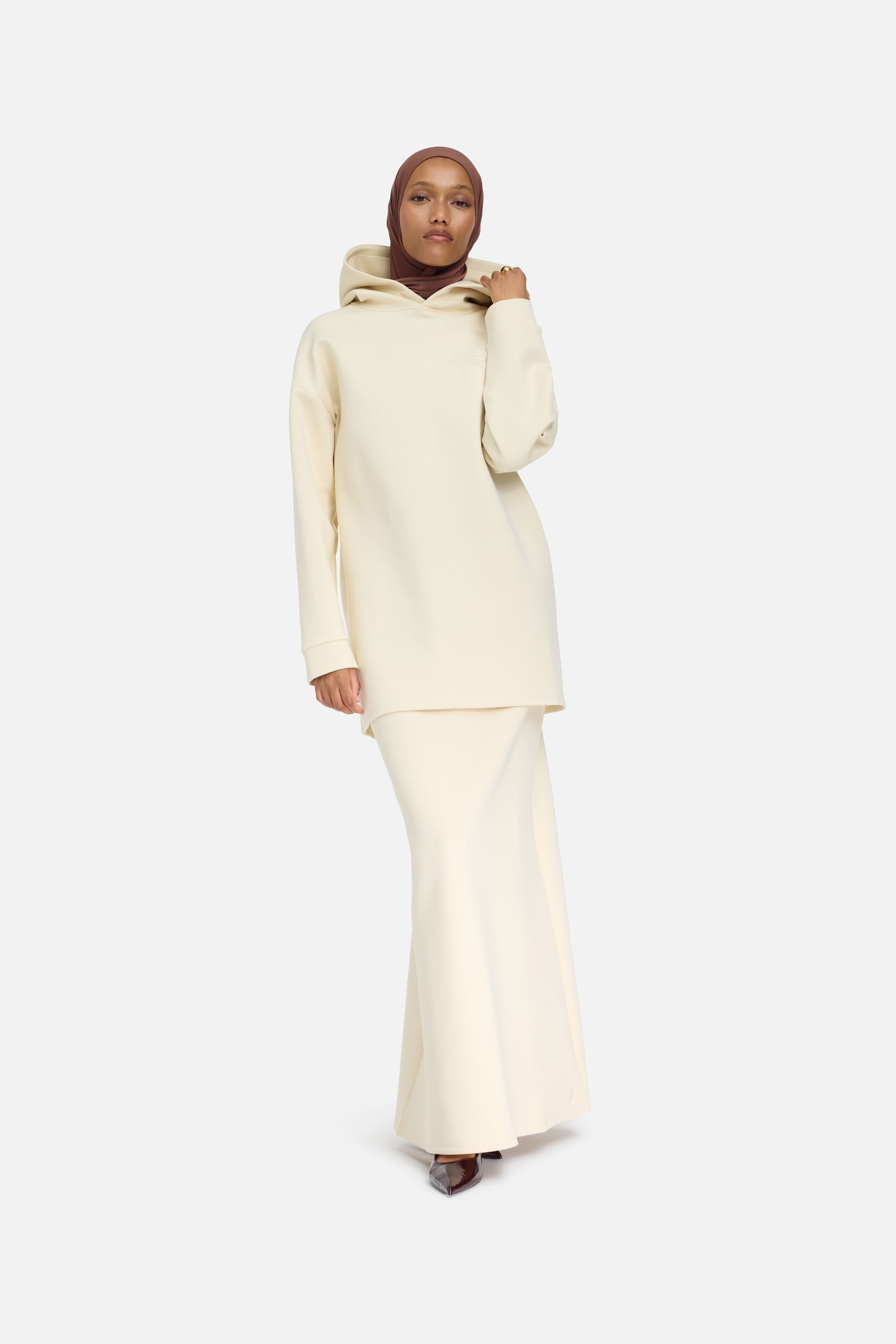 Comfy Skirt | Cloud White