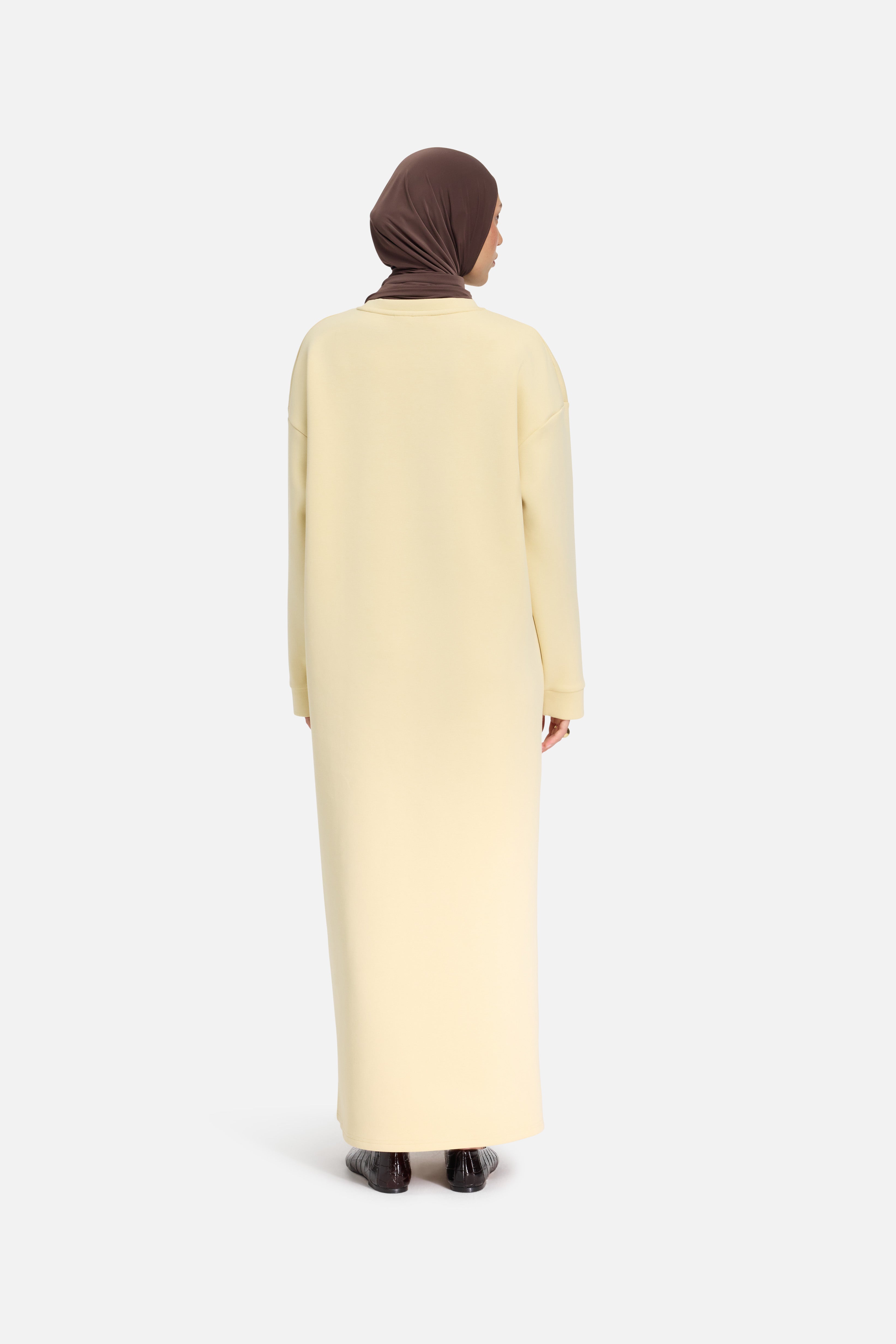 Comfy Sweater Dress | White Honey