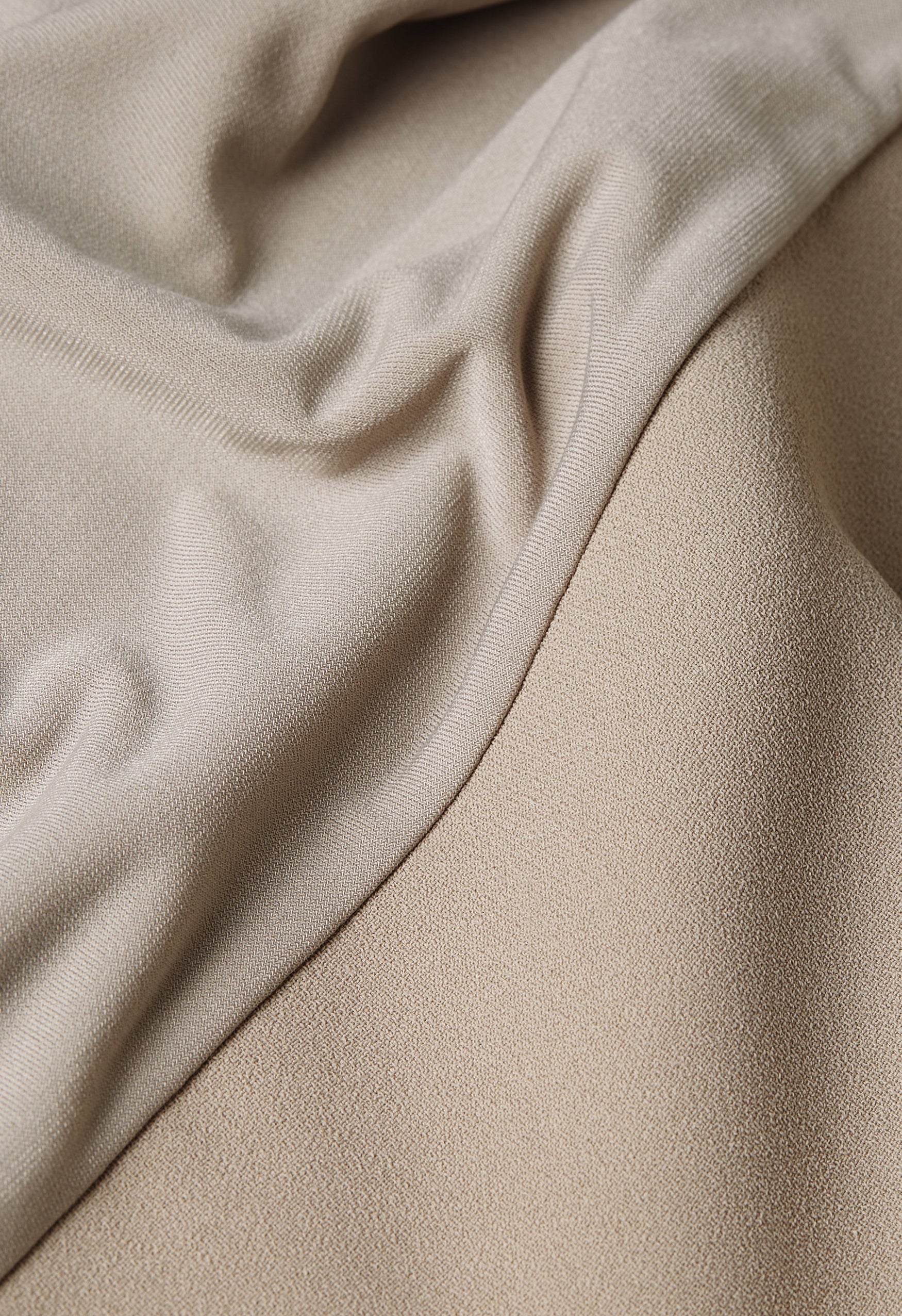 Dull Satin Edge Scarf | Cashmere