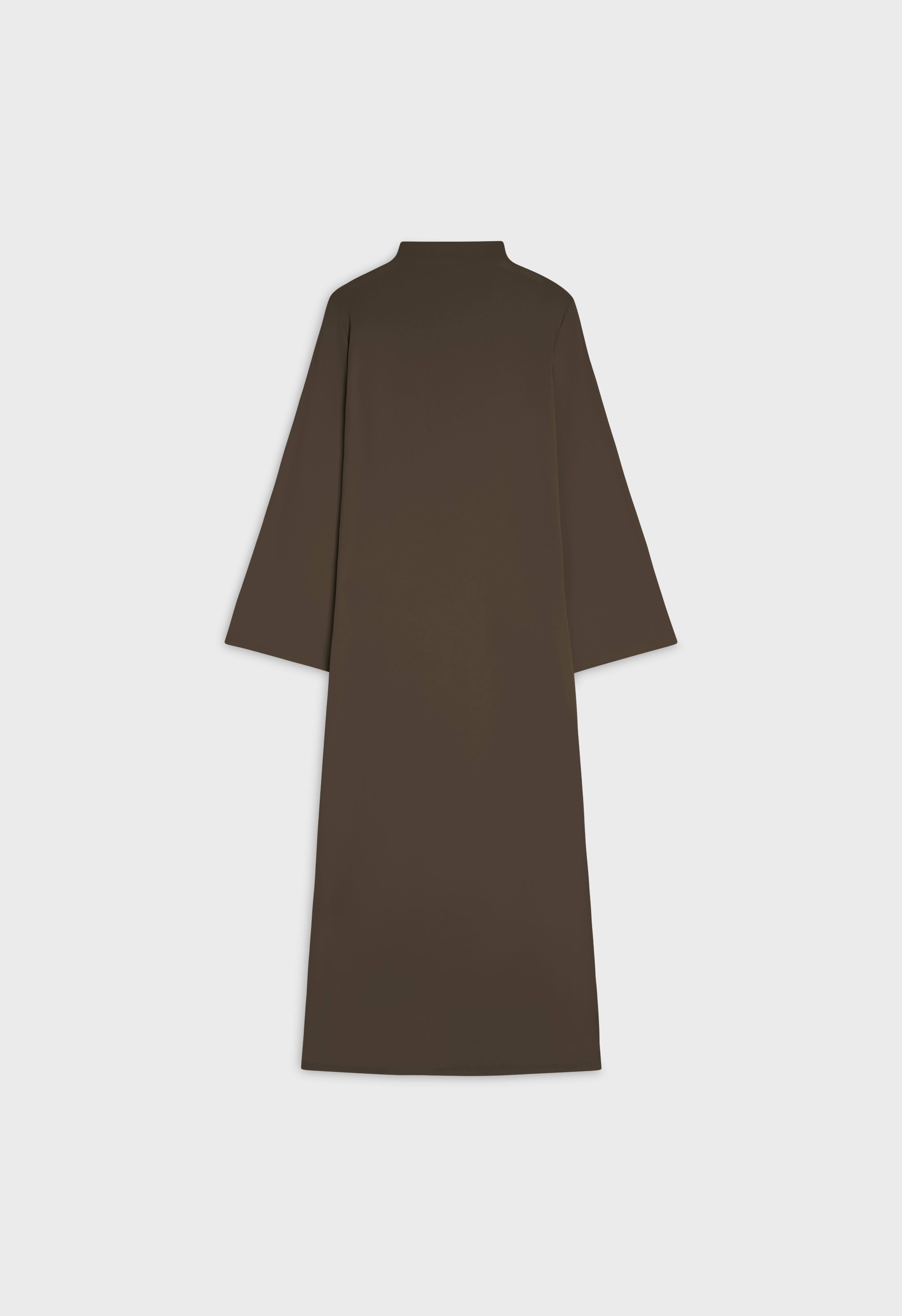 Essential Jersey Dress Regular | Deep Brown