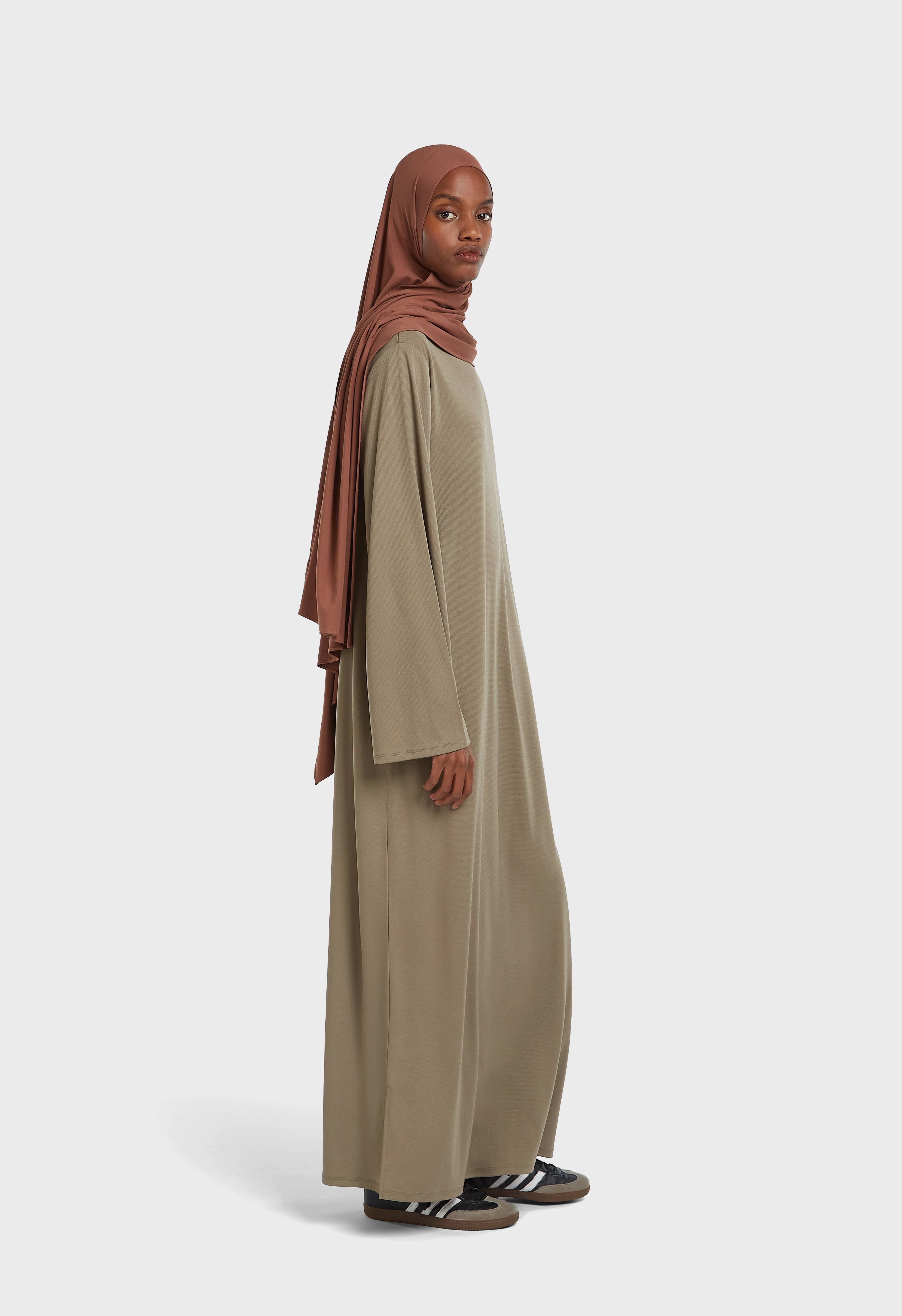 Essential Jersey Dress Regular | Desert Brown