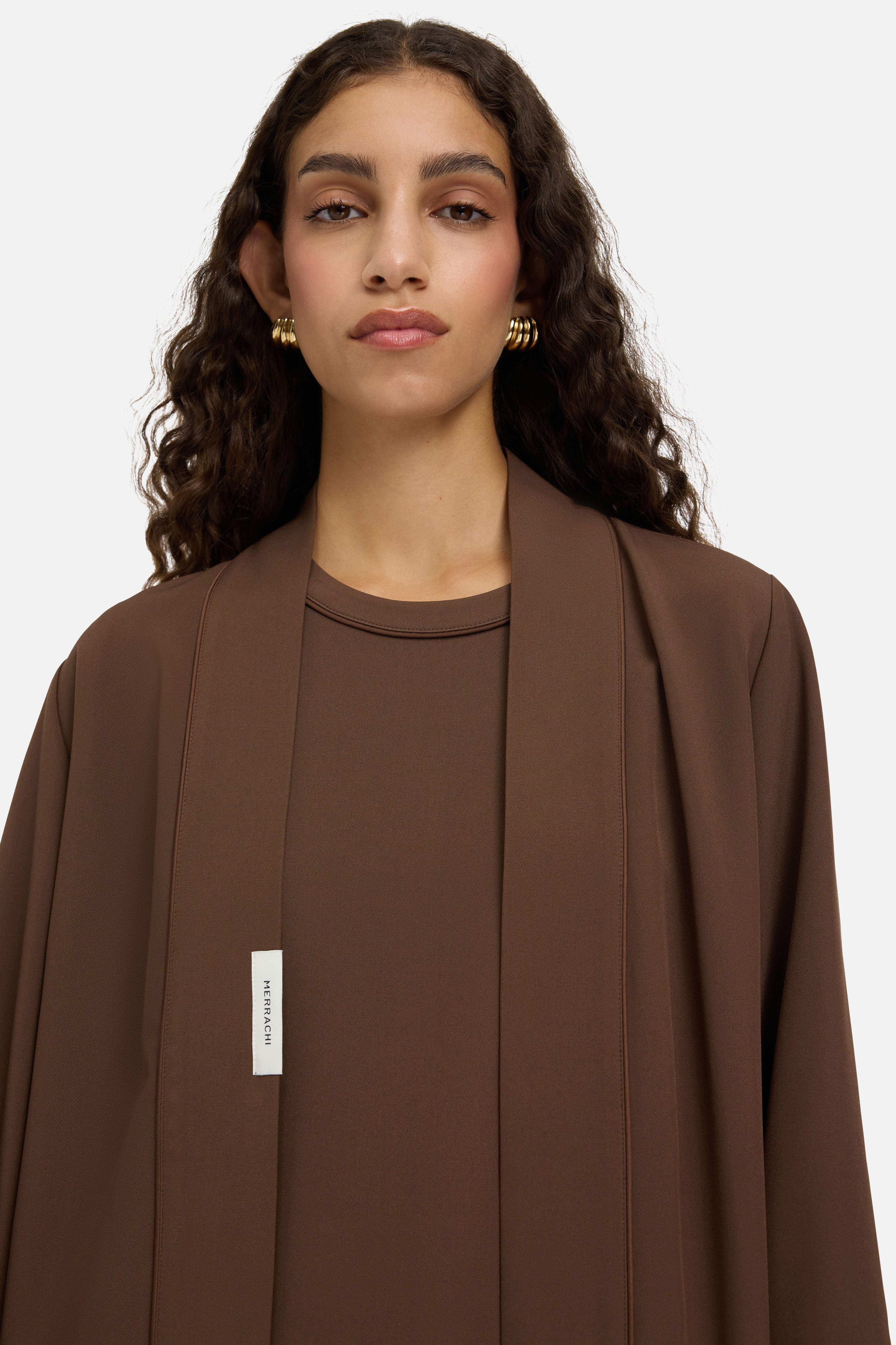 Essential Abaya Short | Chocolate