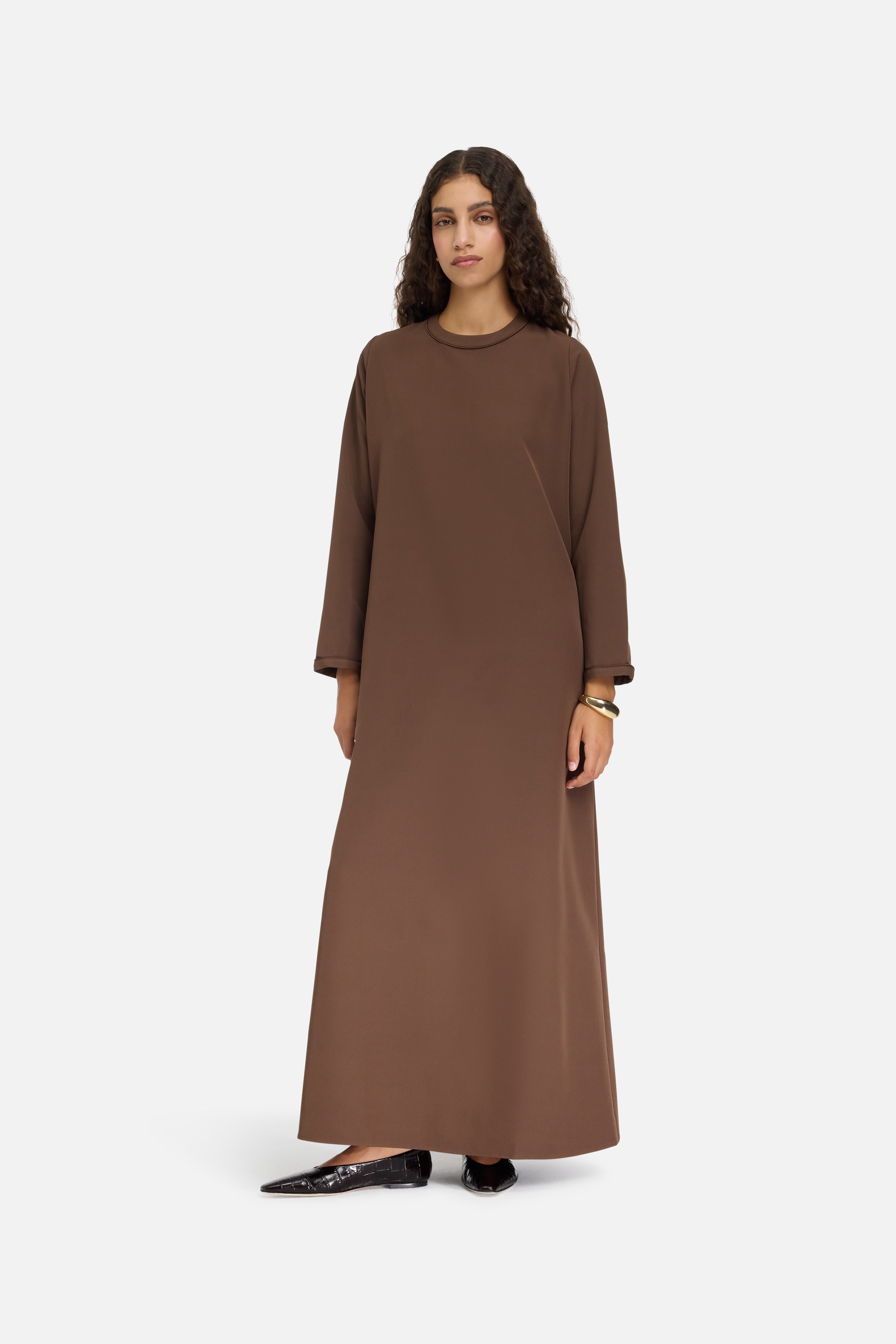 Essential Dress Regular | Chocolate