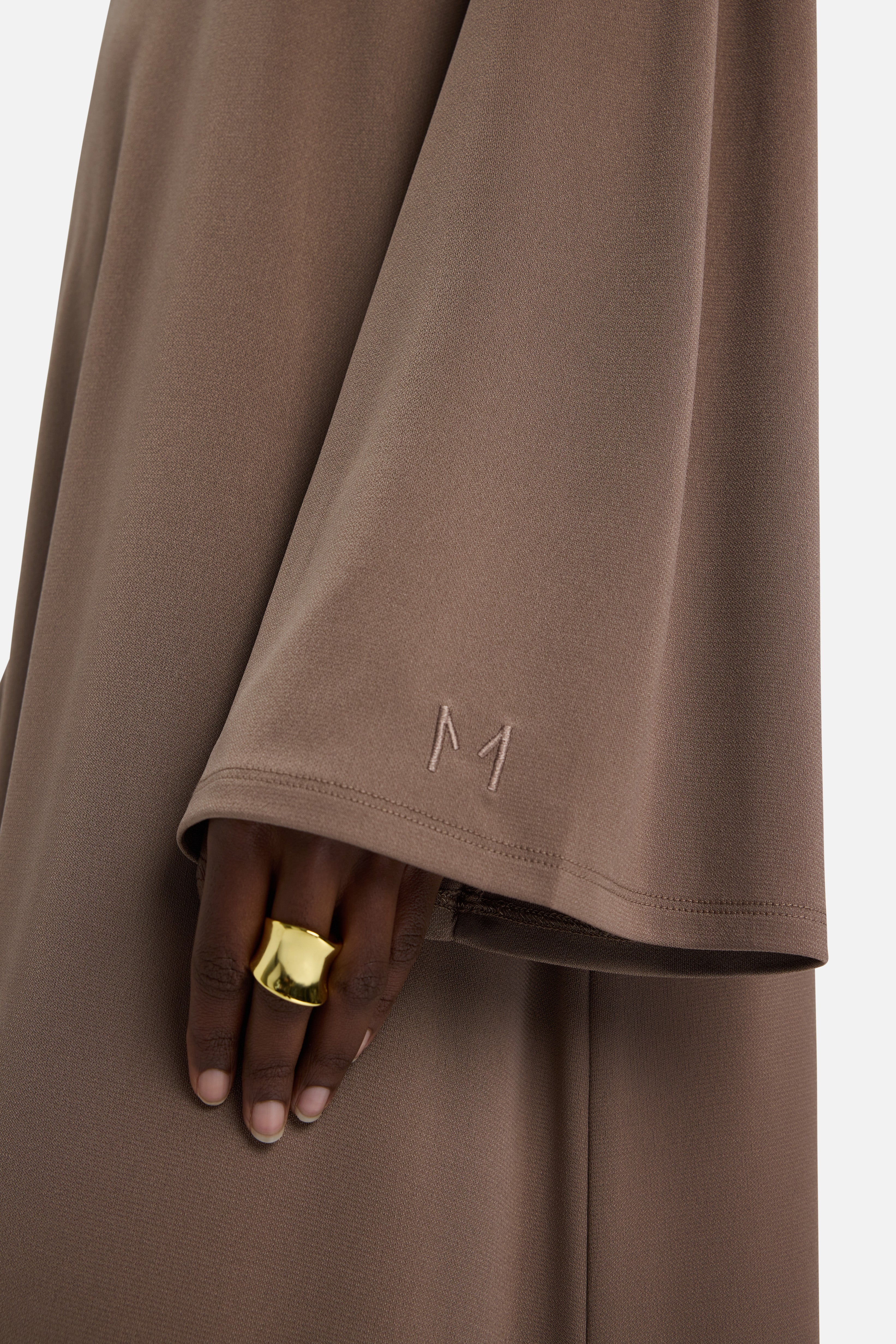 Essential Jersey Dress Short | Taupe Rose