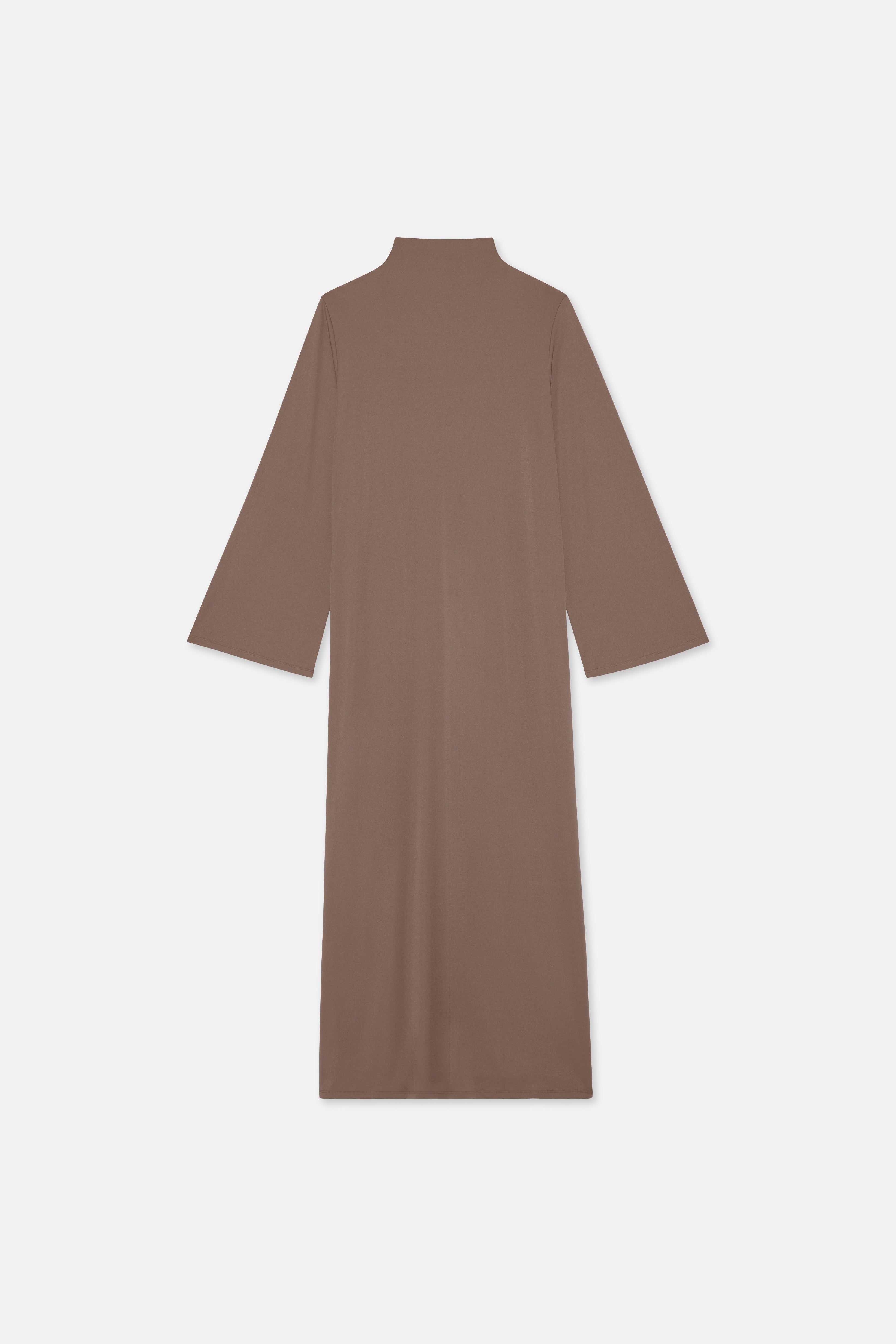 Flay lay back taupe dress