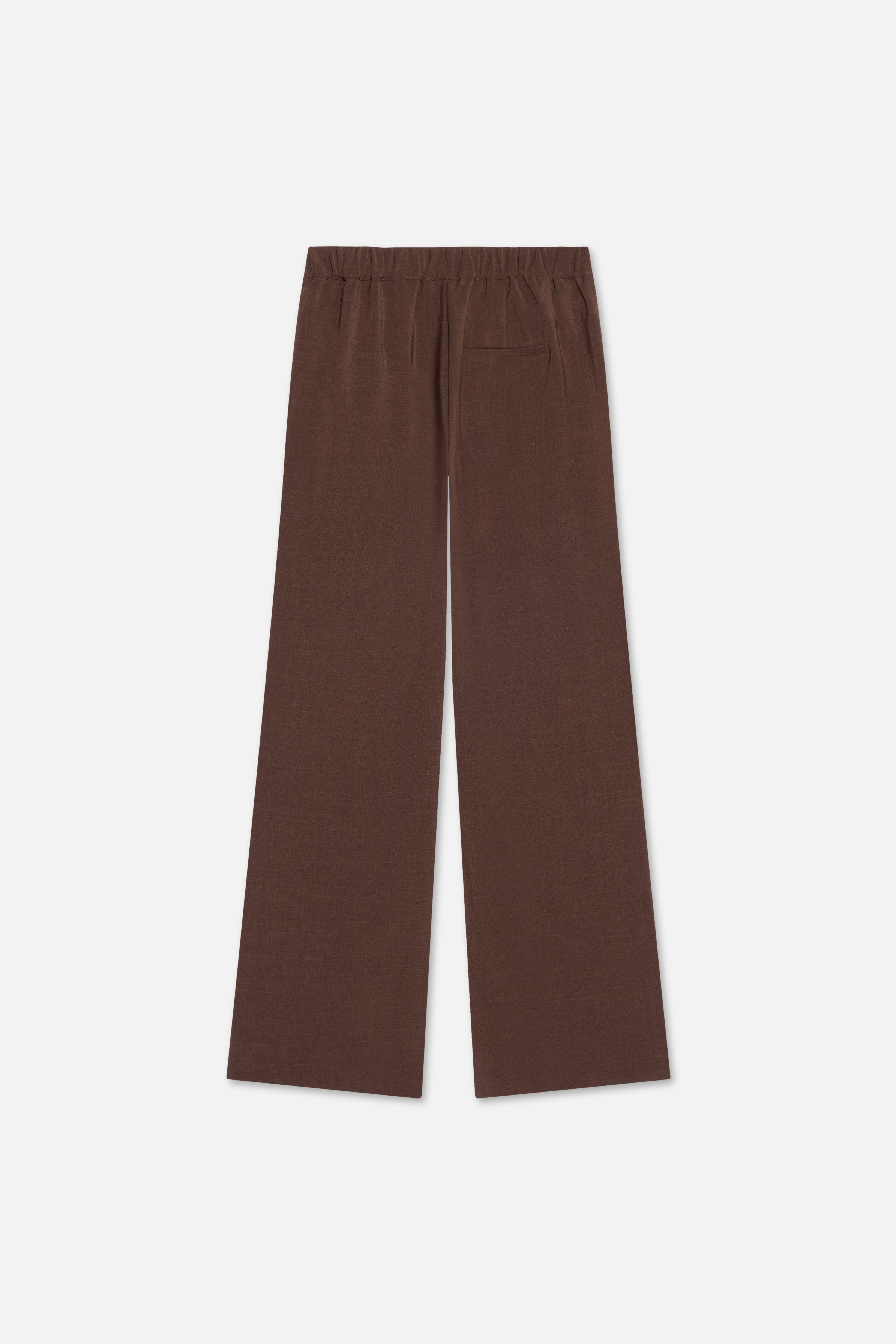 Flared Trousers | Dark Brown