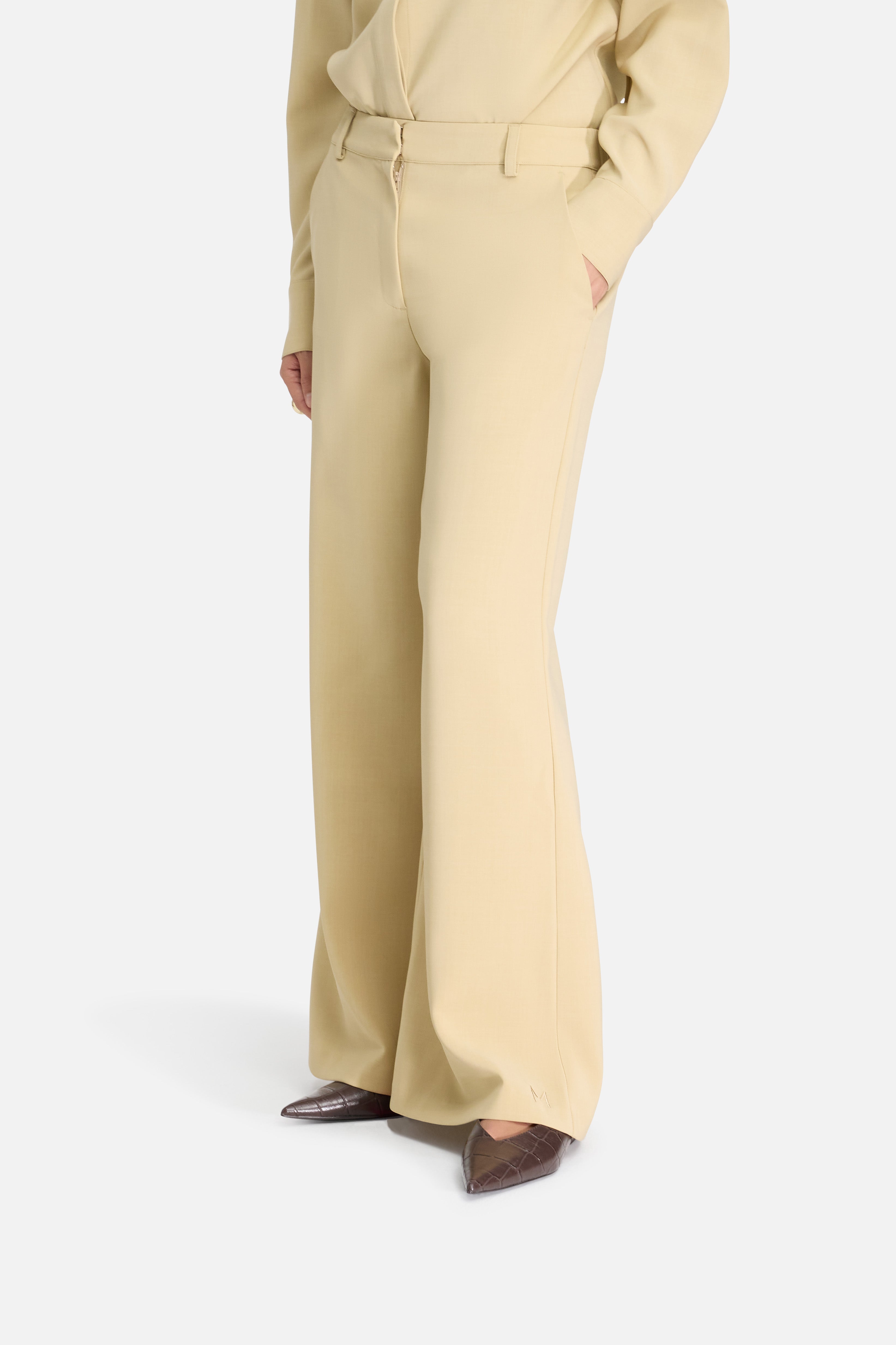 Flared Trousers | Desert Clay
