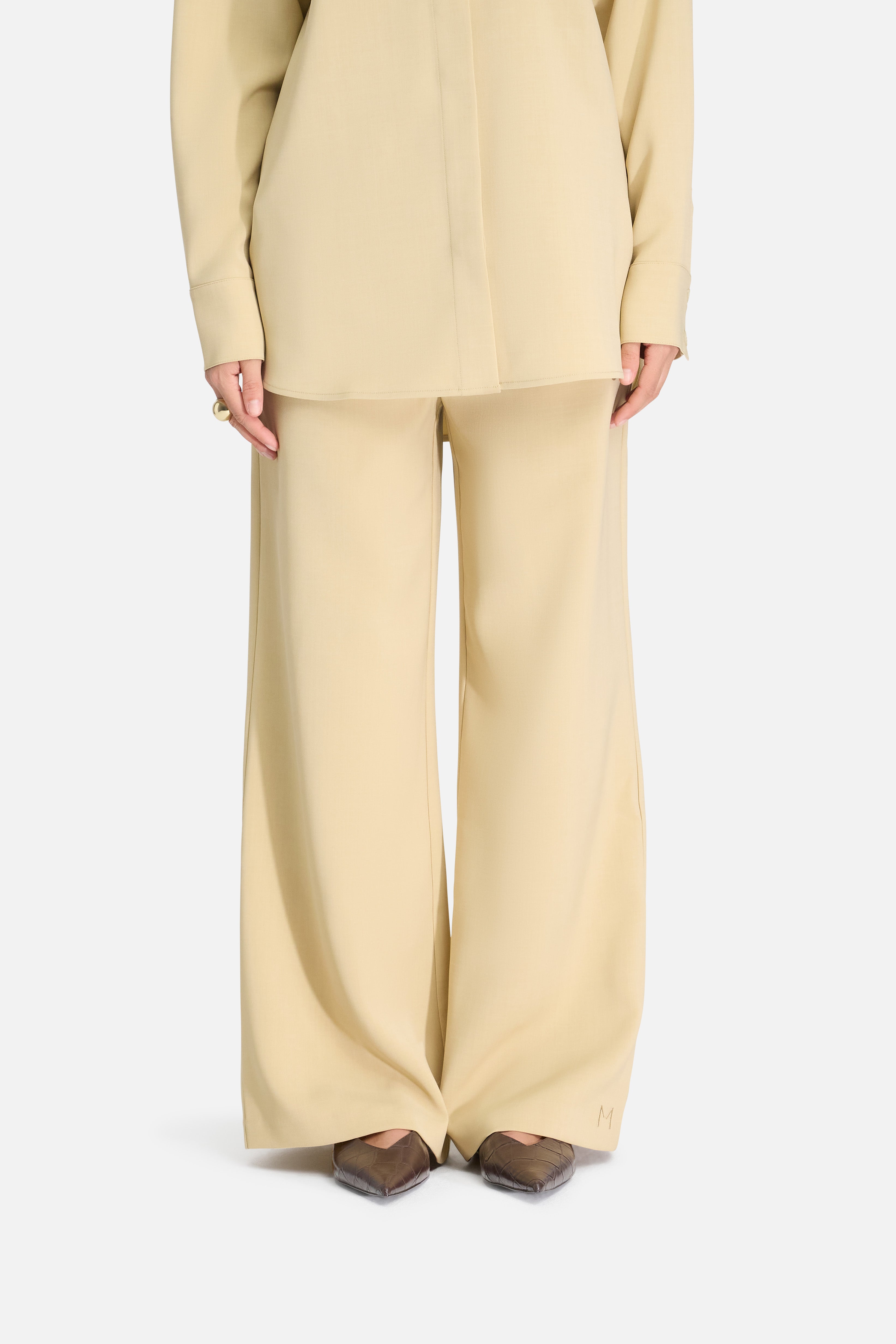 Flared Trousers | Desert Clay