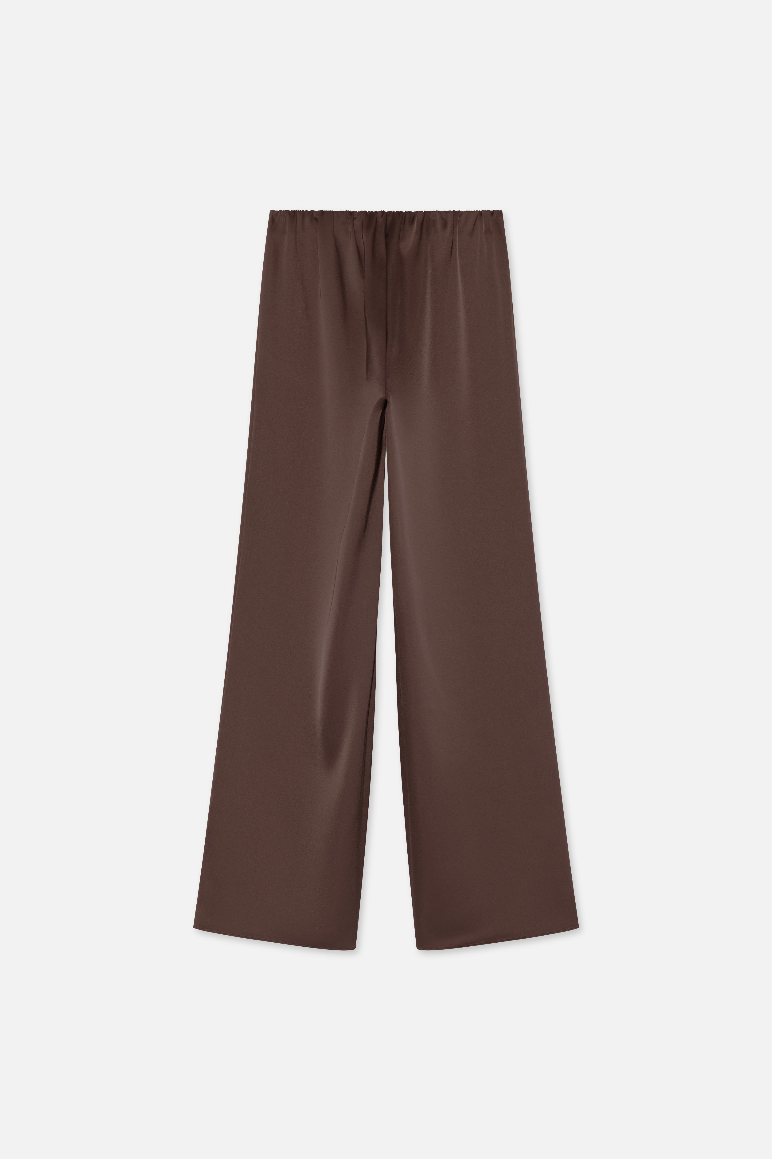 Flowy Palazzo Pants | Ash Brown