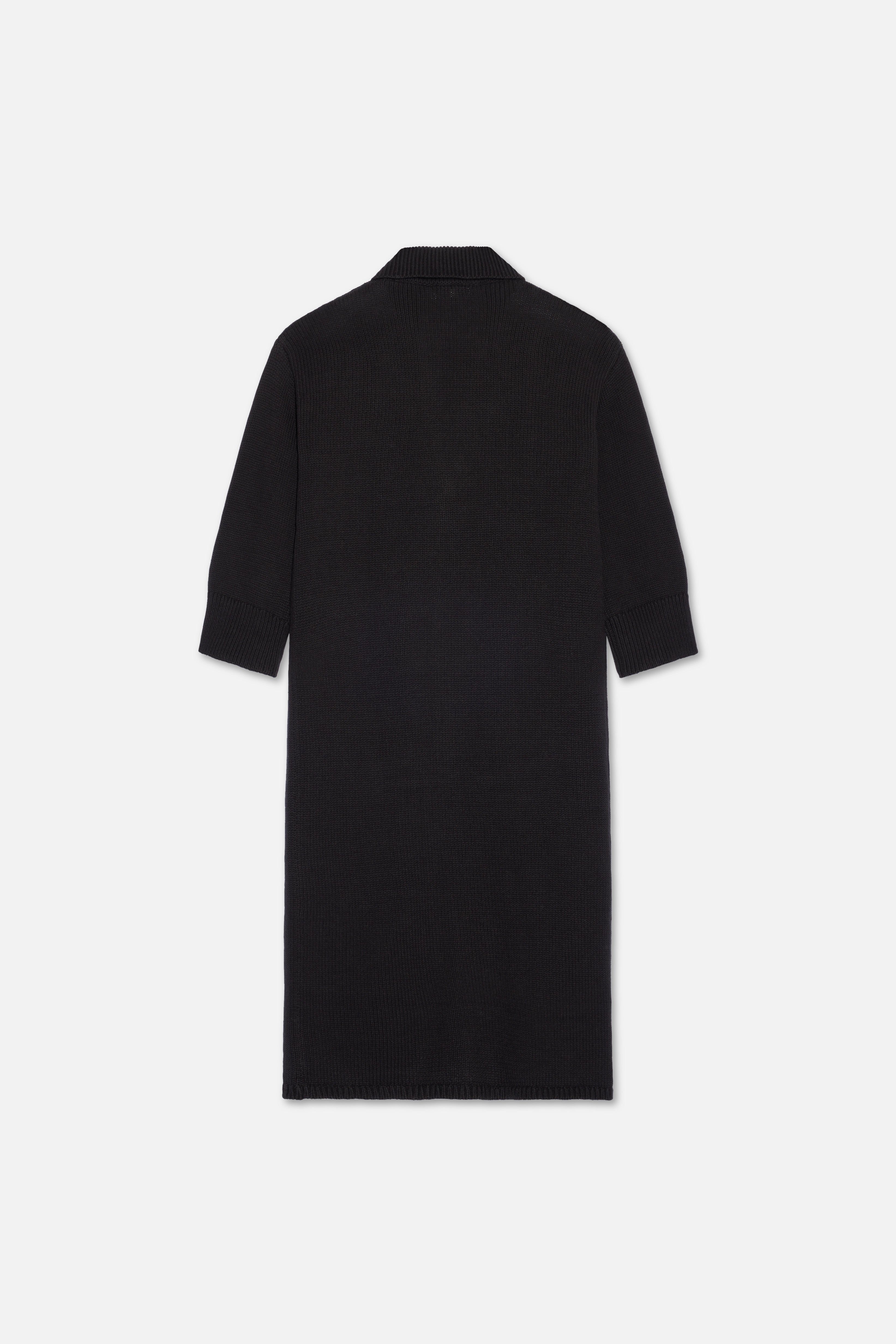 Knitted Abaya | Black