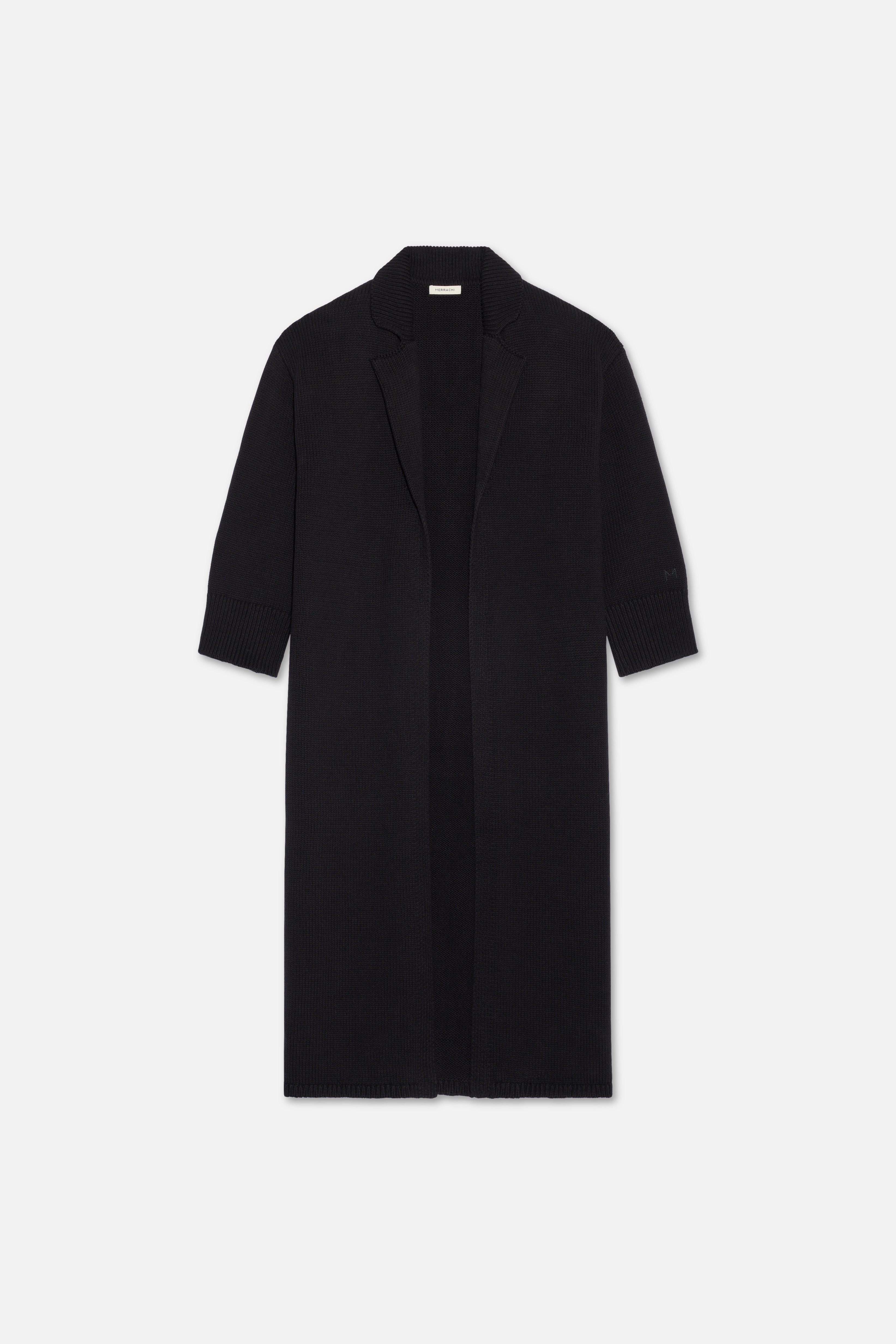 Knitted Abaya | Black