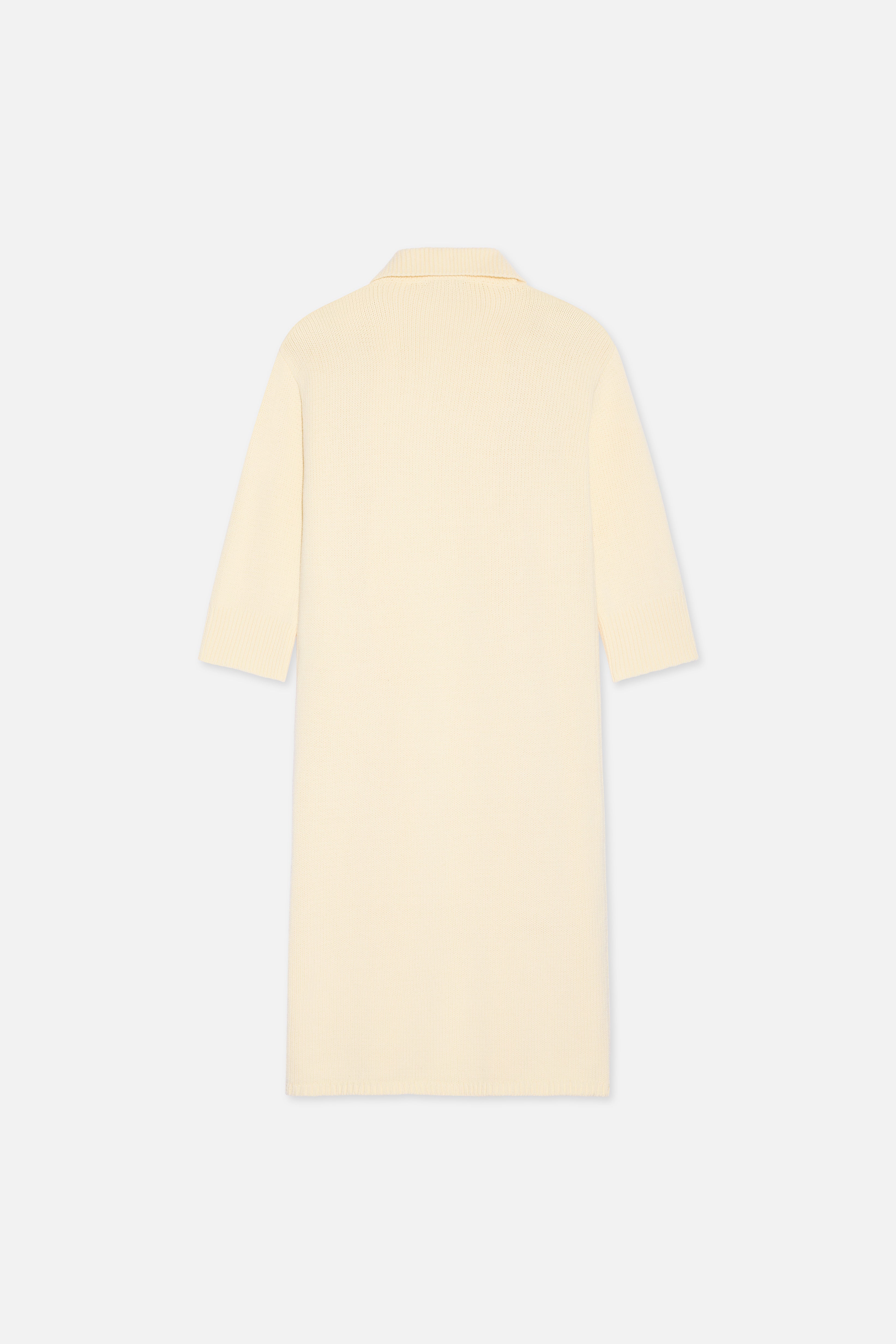 Knitted Abaya | Porcelain