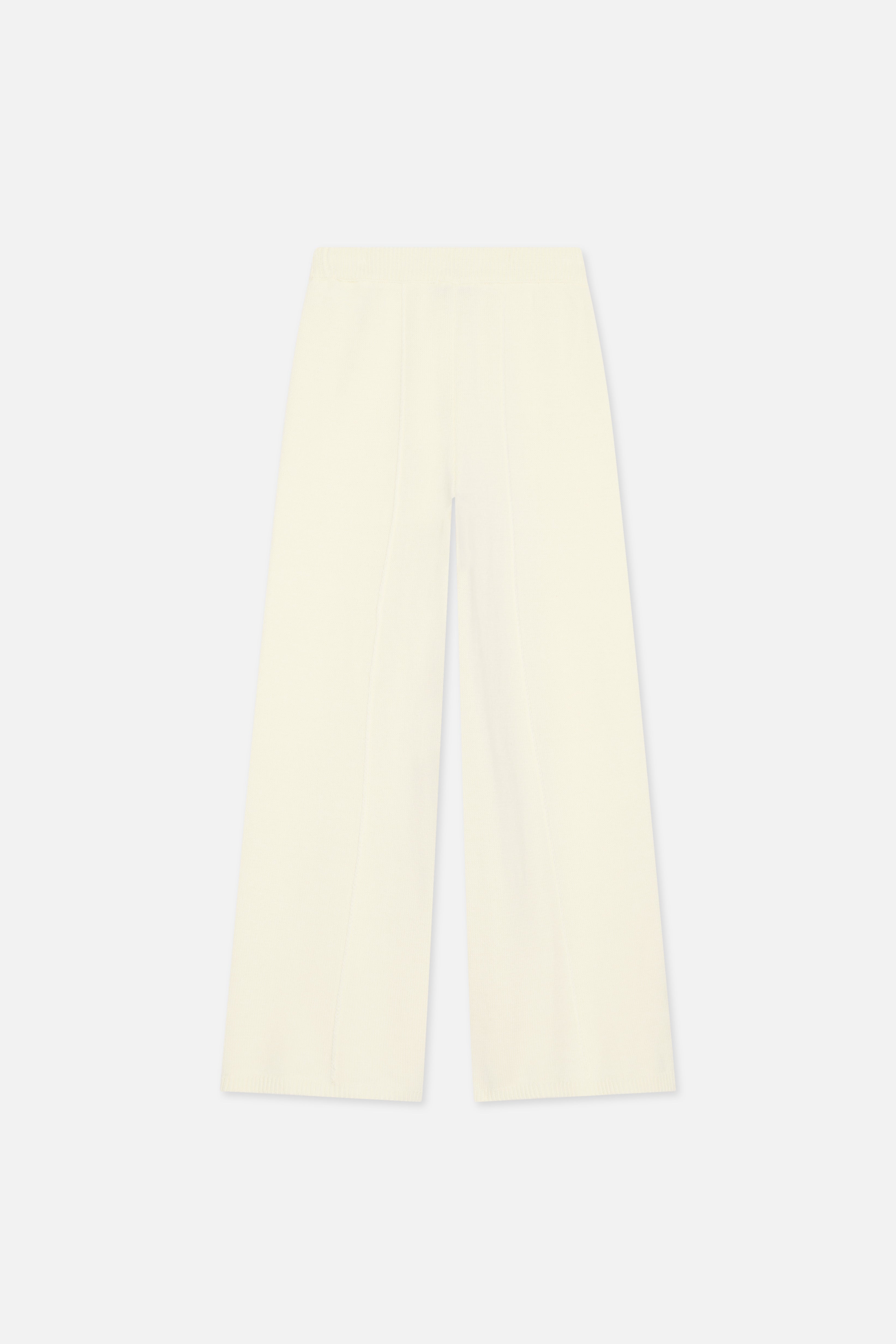 Knitted Cable Pants | Porcelain