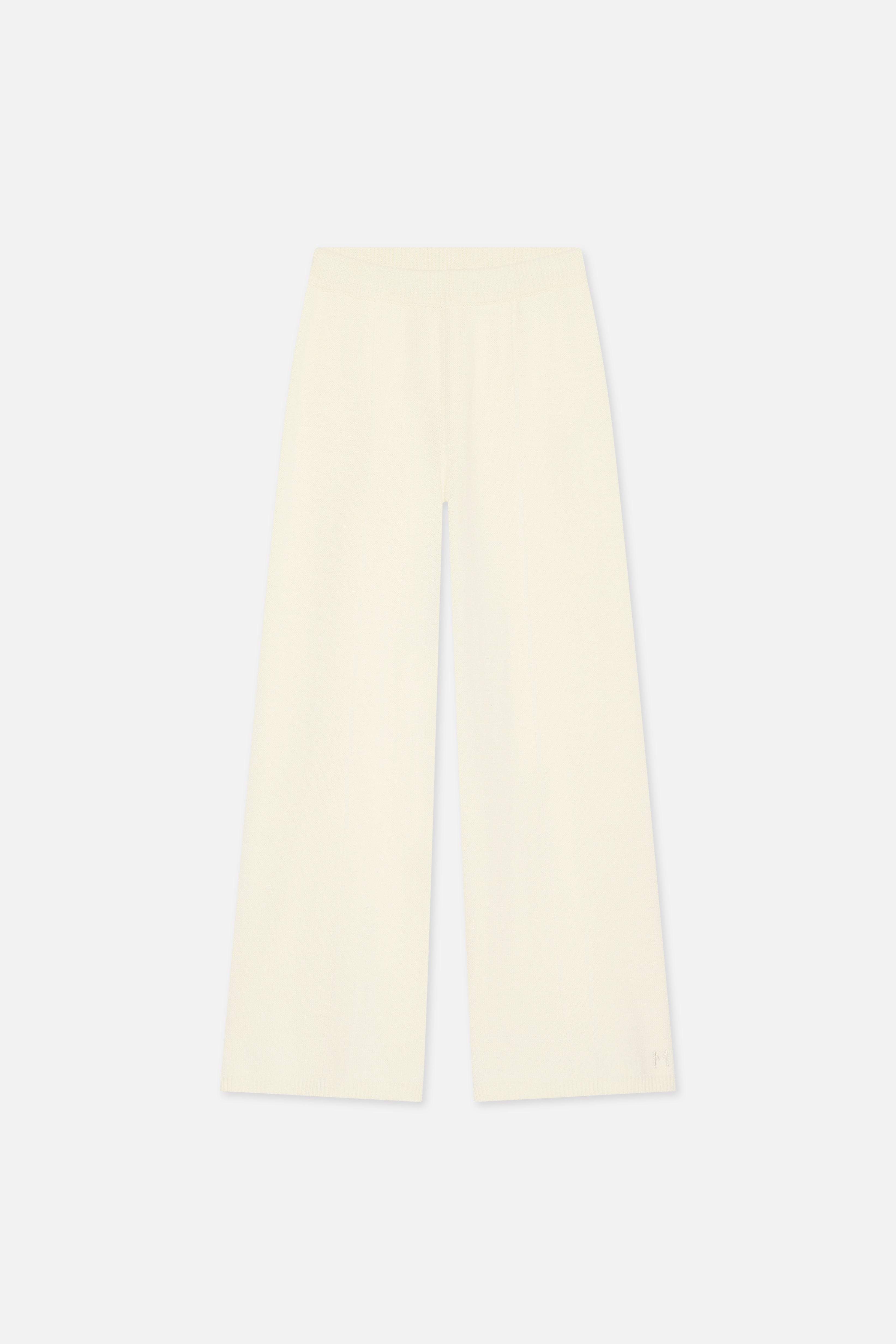 Knitted Cable Pants | Porcelain