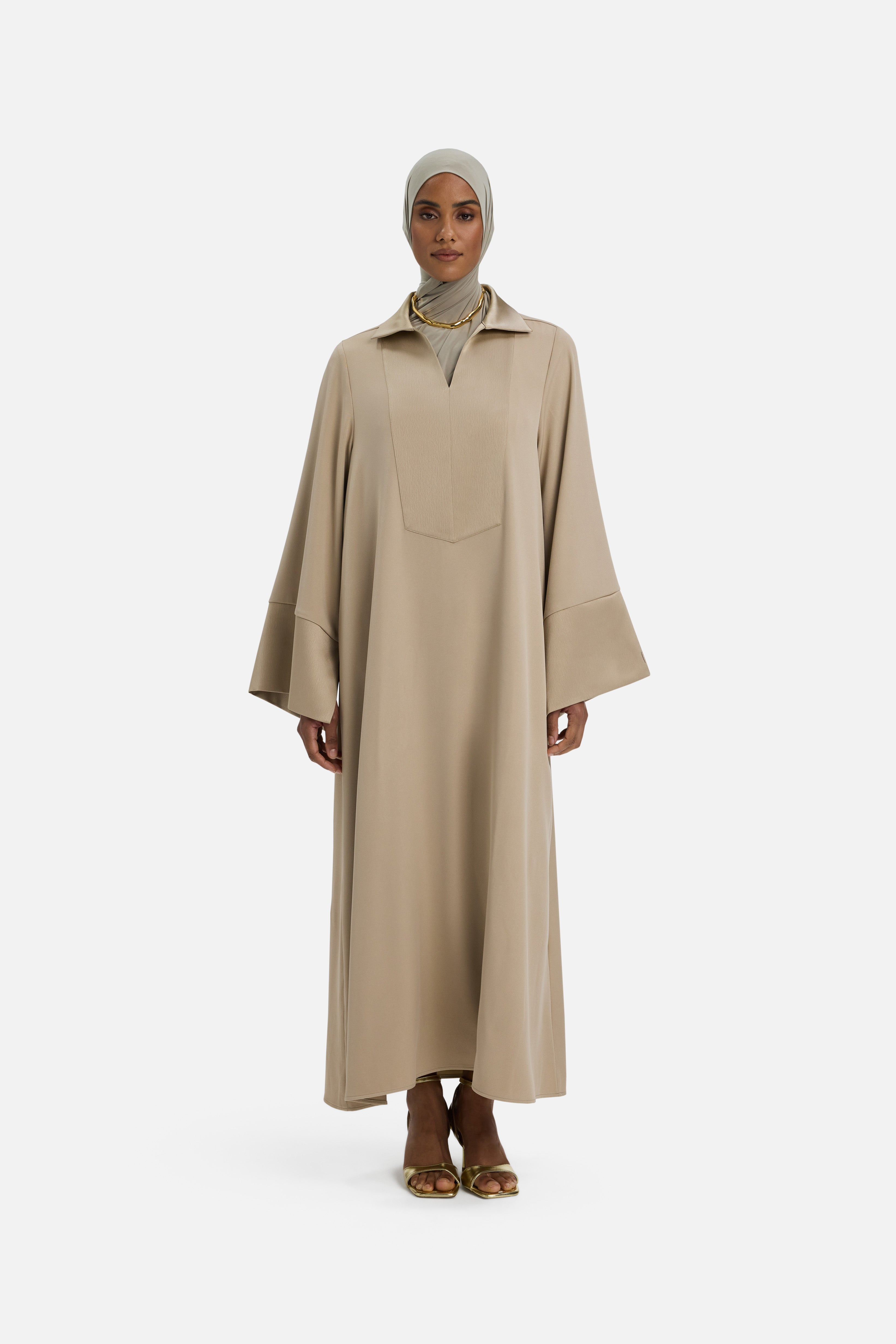 Kaftan Dress Regular | Mocha