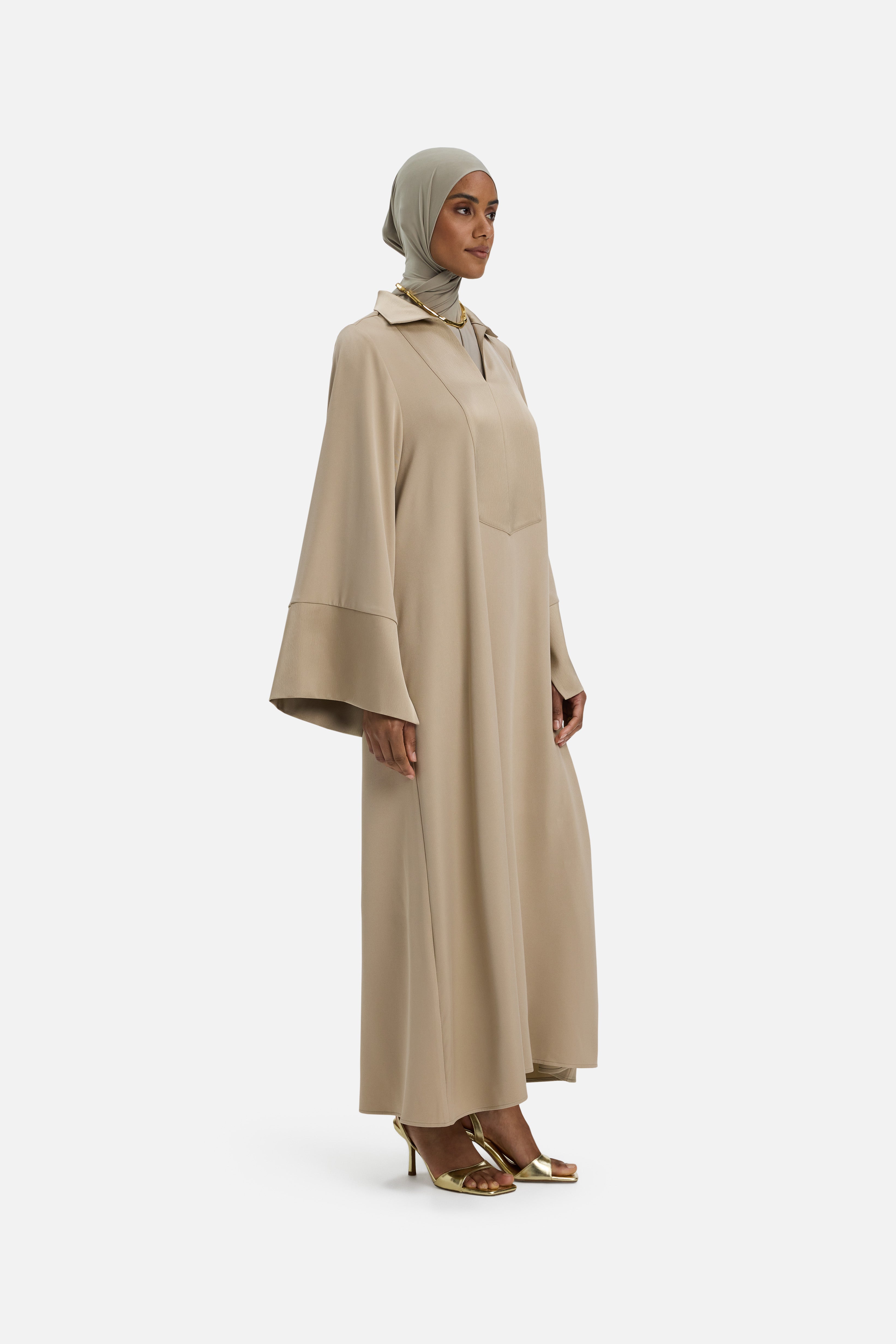 Kaftan Dress Regular | Mocha