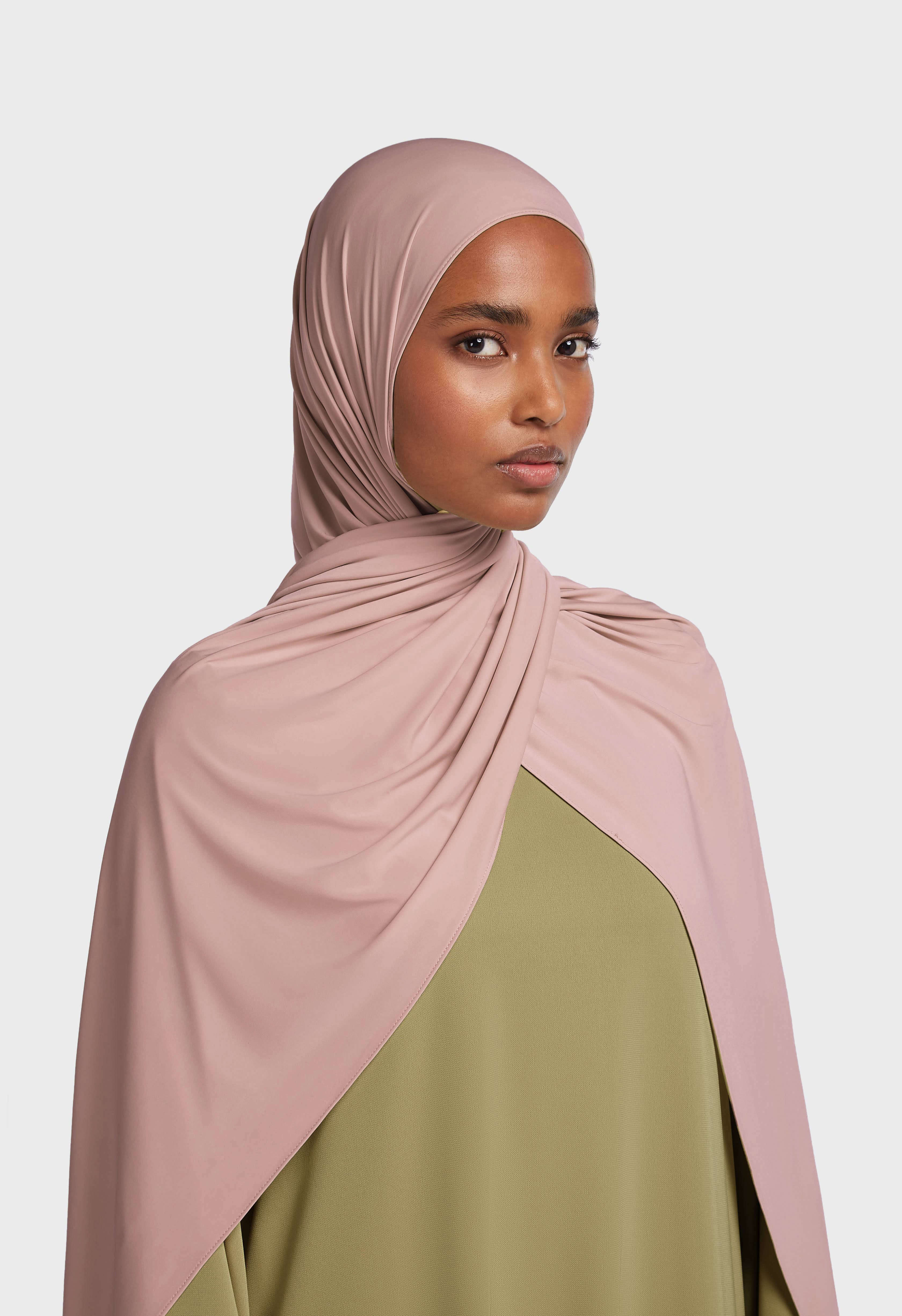 Liquid Jersey Scarf | Ash Rose