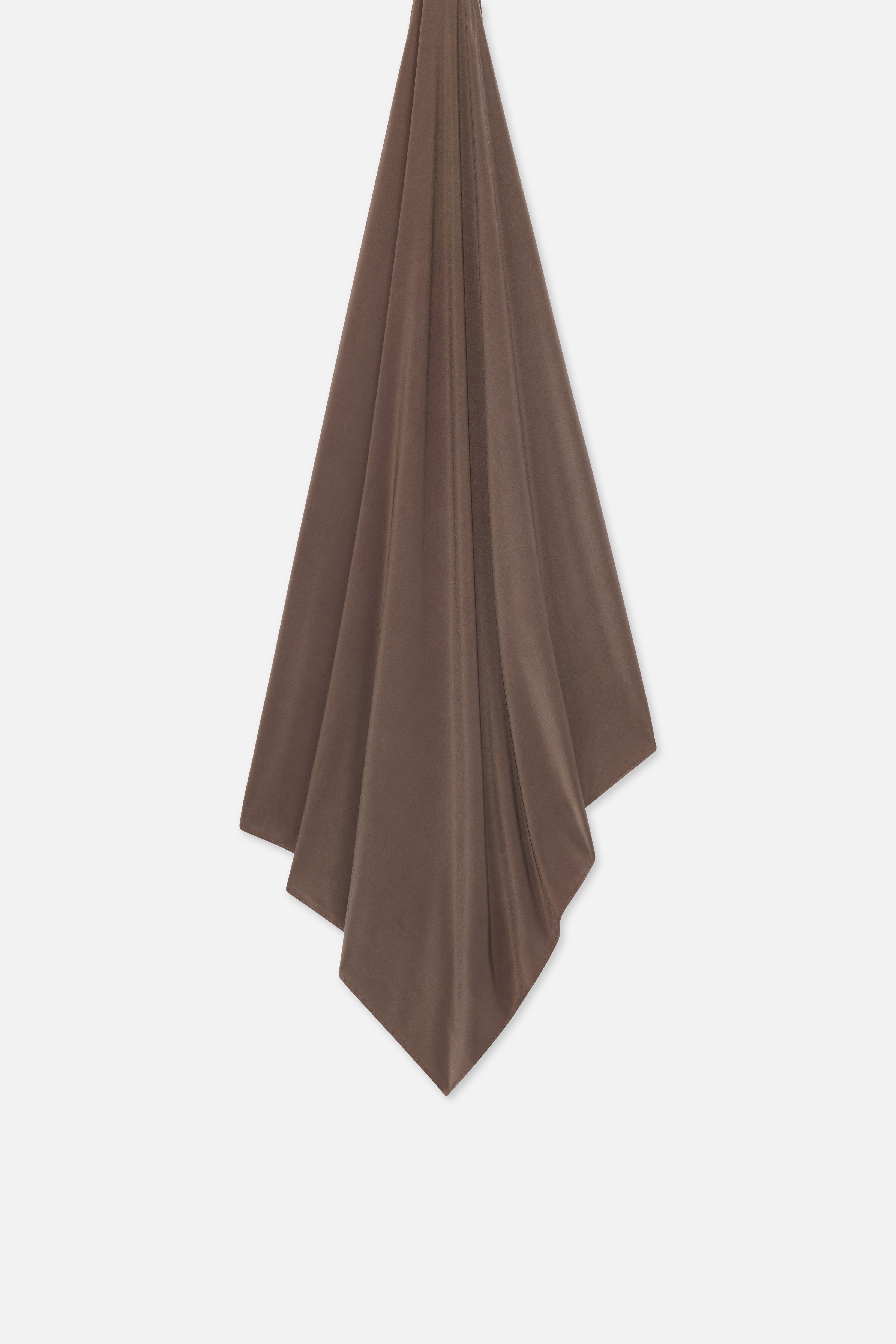 Liquid Jersey Scarf | Ash Brown