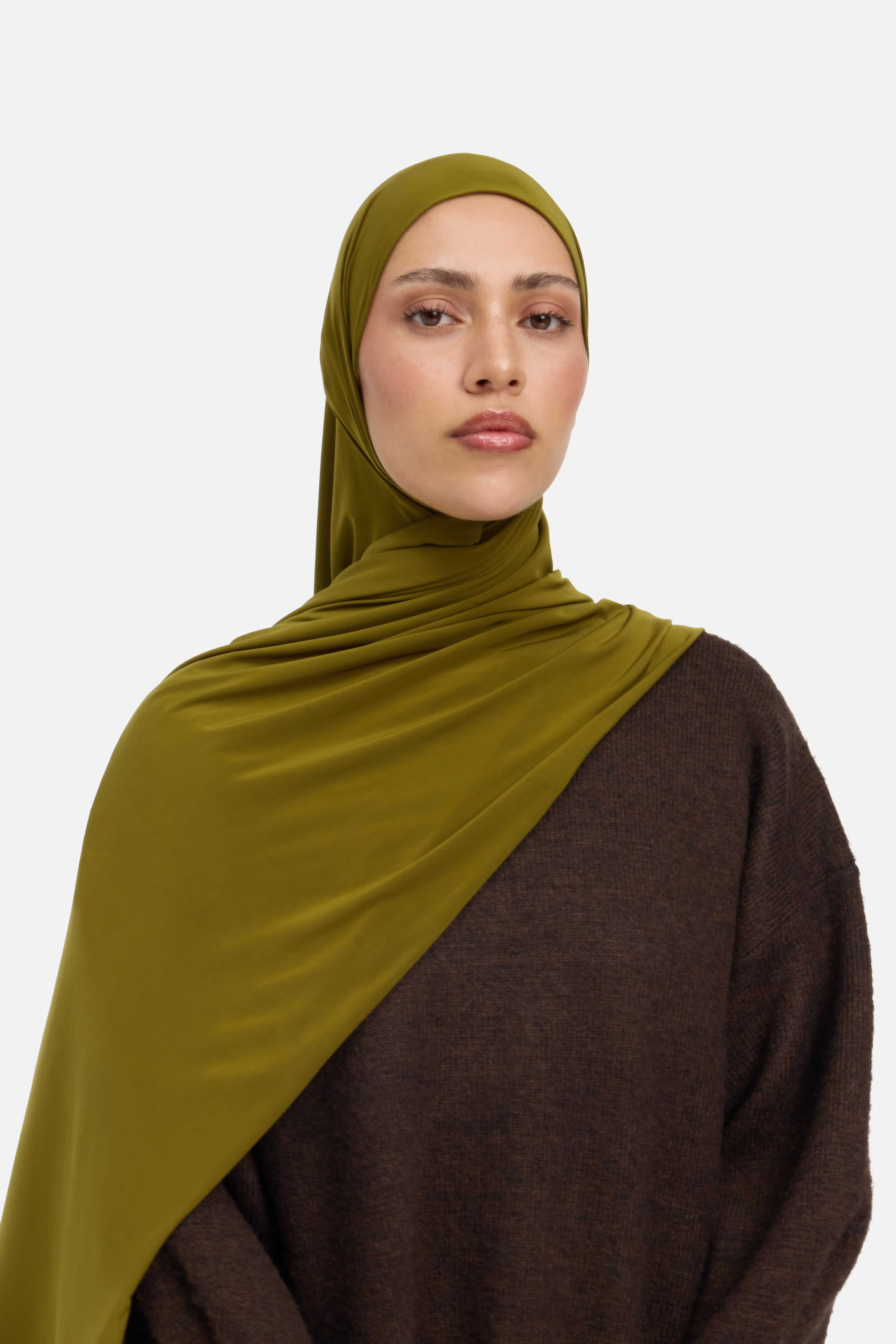 Liquid Jersey Scarf | Basil