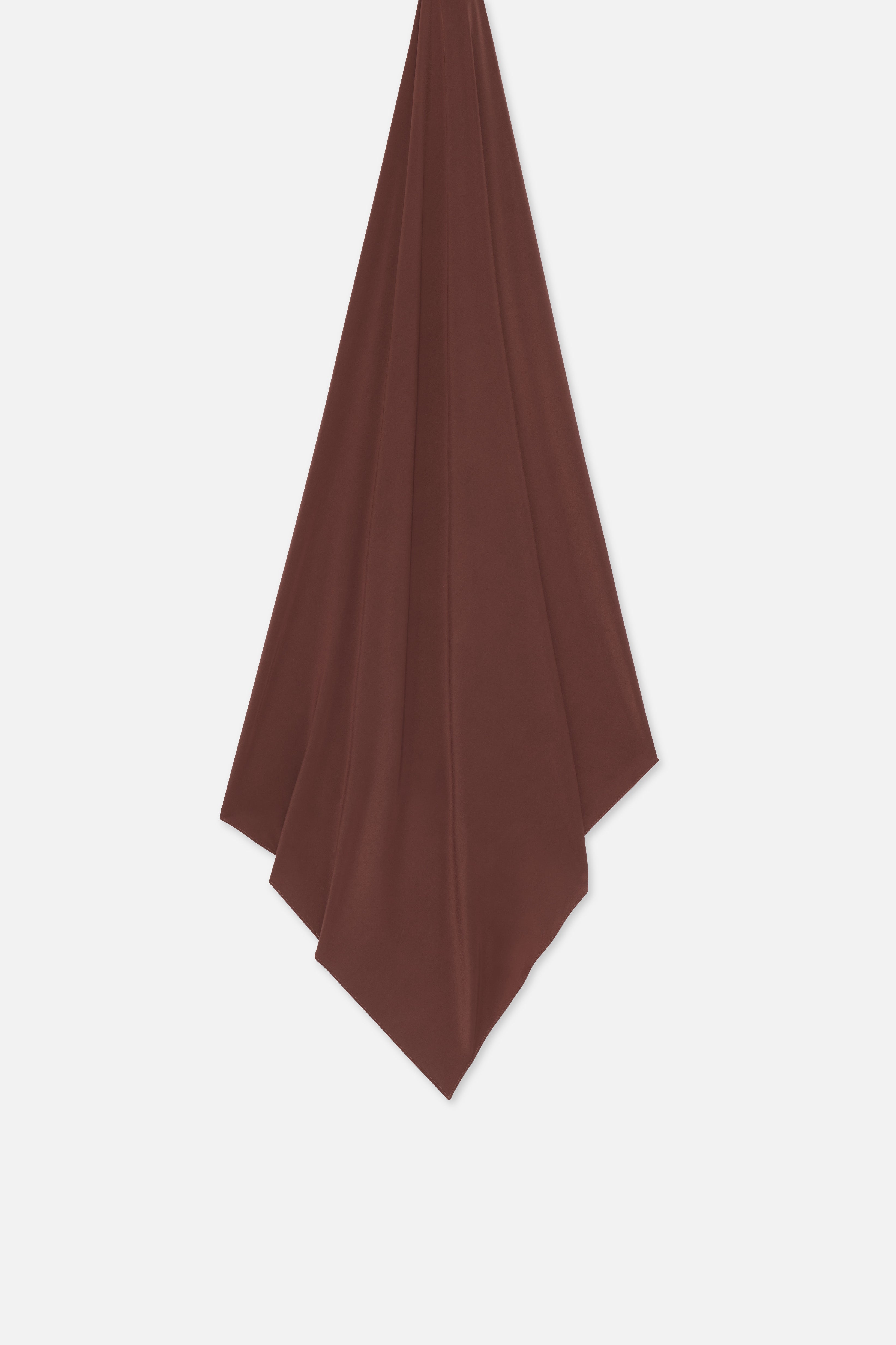 Liquid Jersey Scarf | Burnt Red