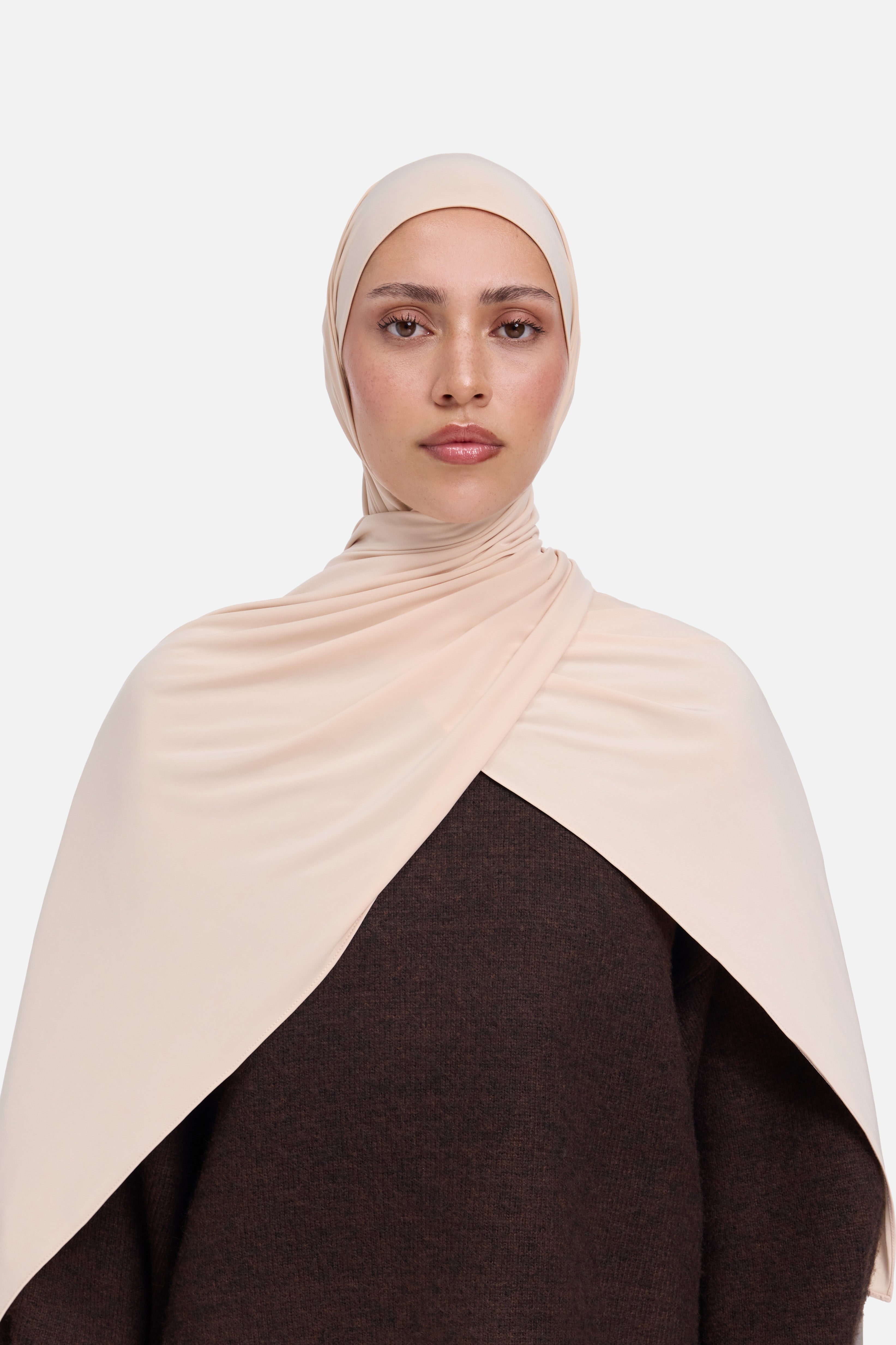 Liquid Jersey Scarf | Latte